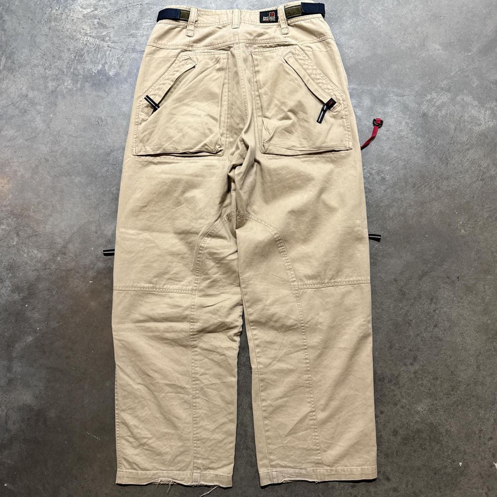 Vintage Vintage RagWear Baggy Double Knee Cargo Tactical Jean Pants Size US 32 / EU 48 - 4 Thumbnail