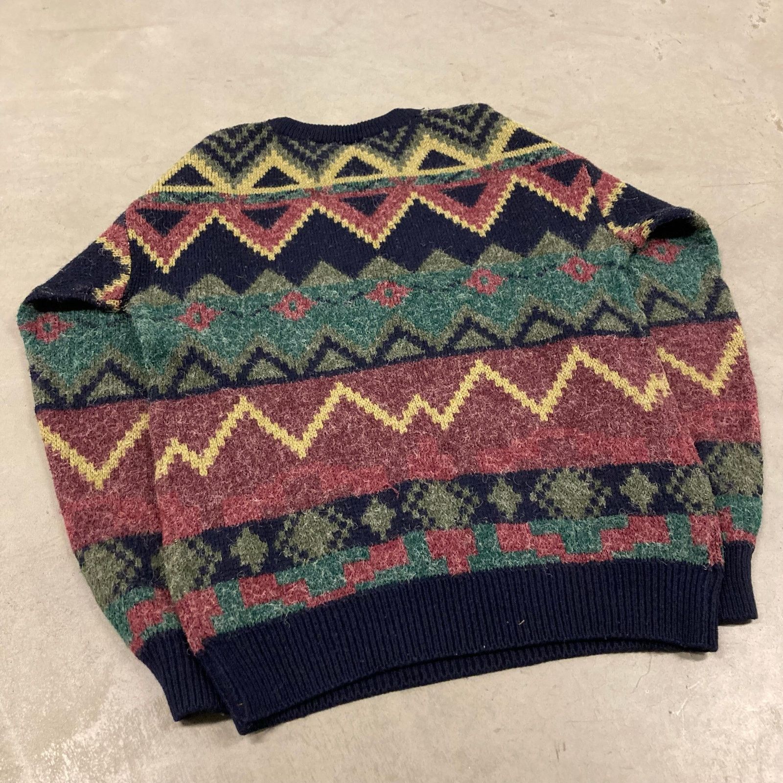Vintage 90s patterned ash creek sweater Size US M / EU 48-50 / 2 - 2 Thumbnail