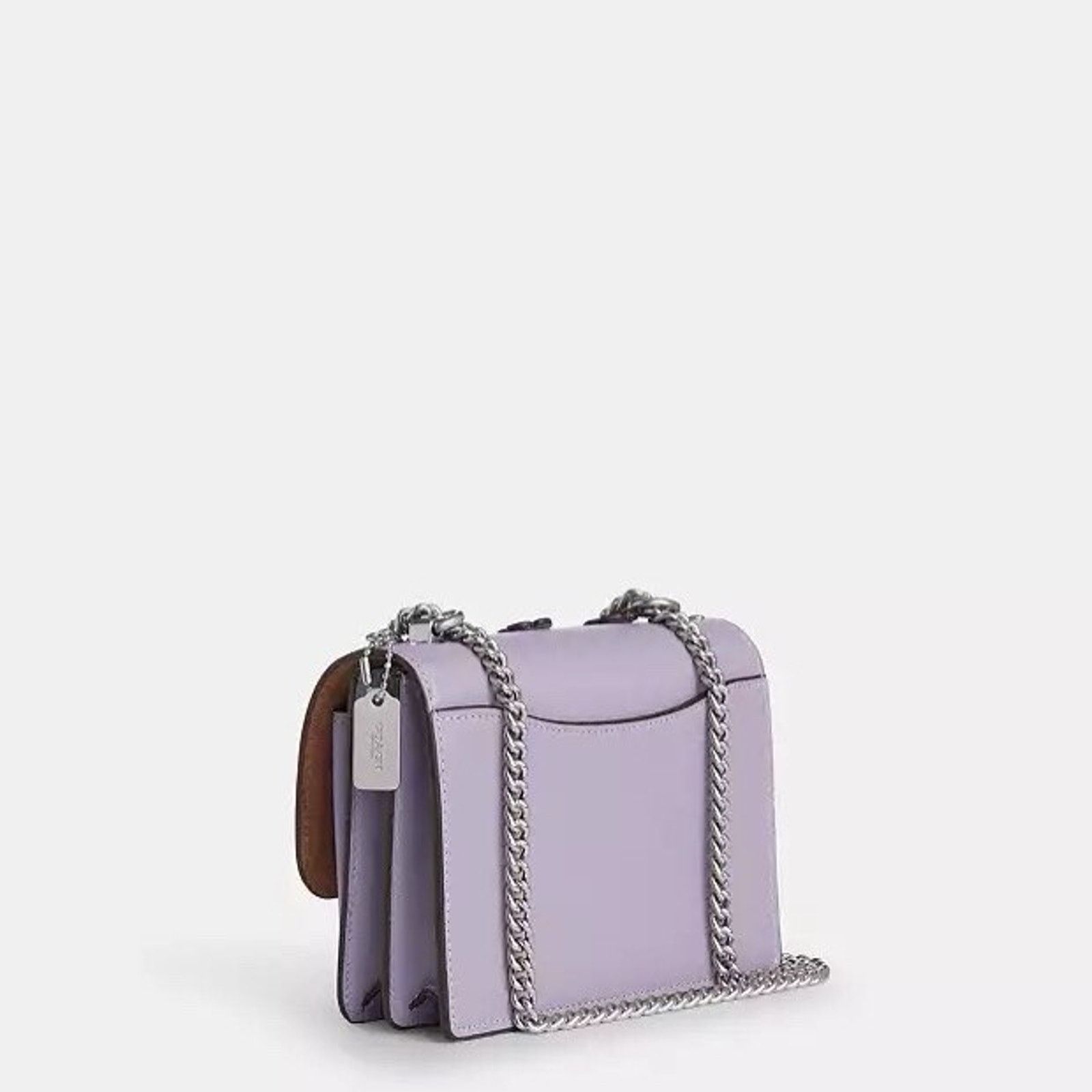 Coach NWT Coach Mini Klare Crossbody Bag Floral CAK00 Silver/Lilac Size ONE SIZE - 9 Thumbnail