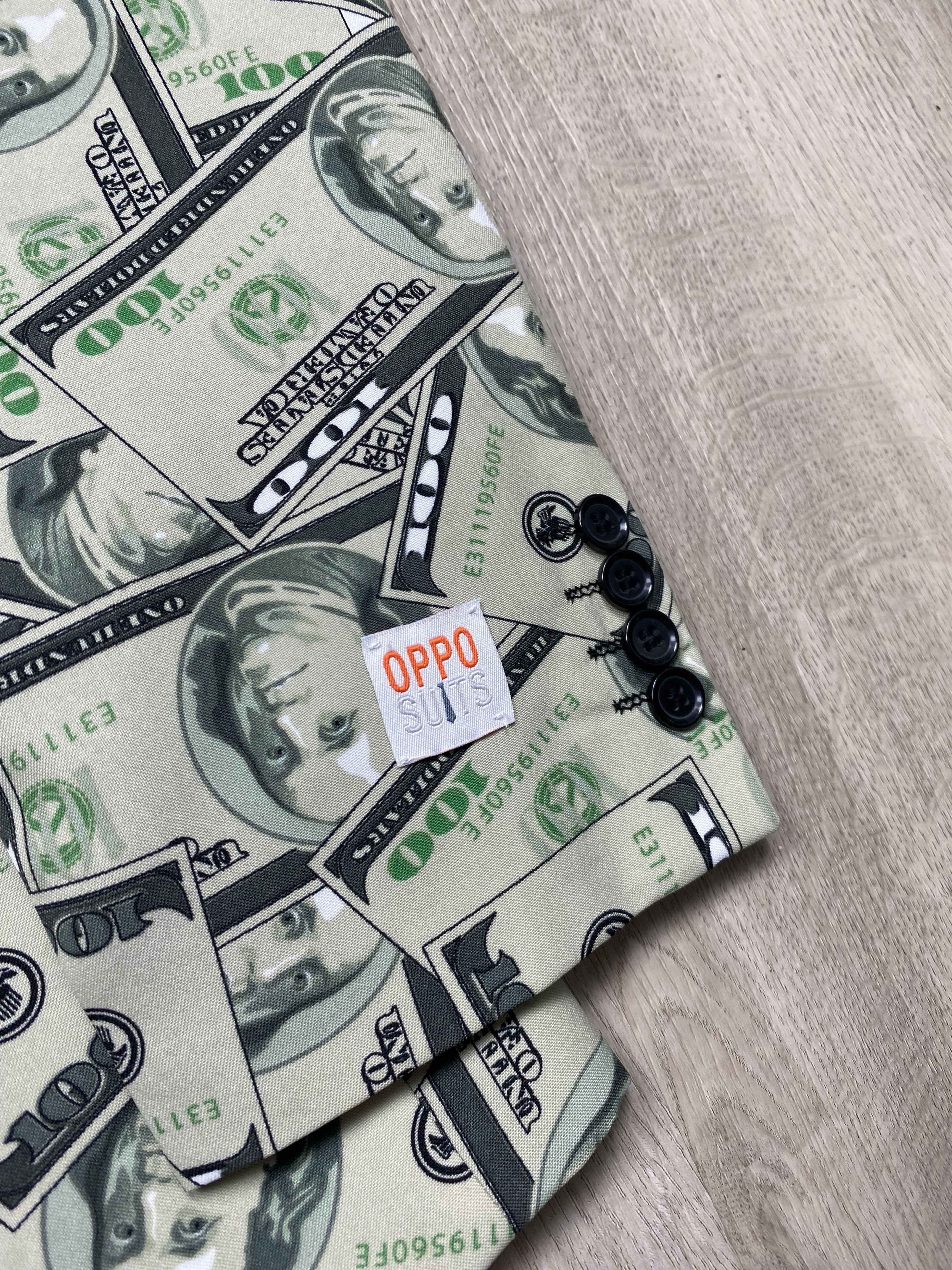 Other Oppo Suits Vintage $100 Franklin Graphics Blazer + Pants Size 48R - 4 Thumbnail