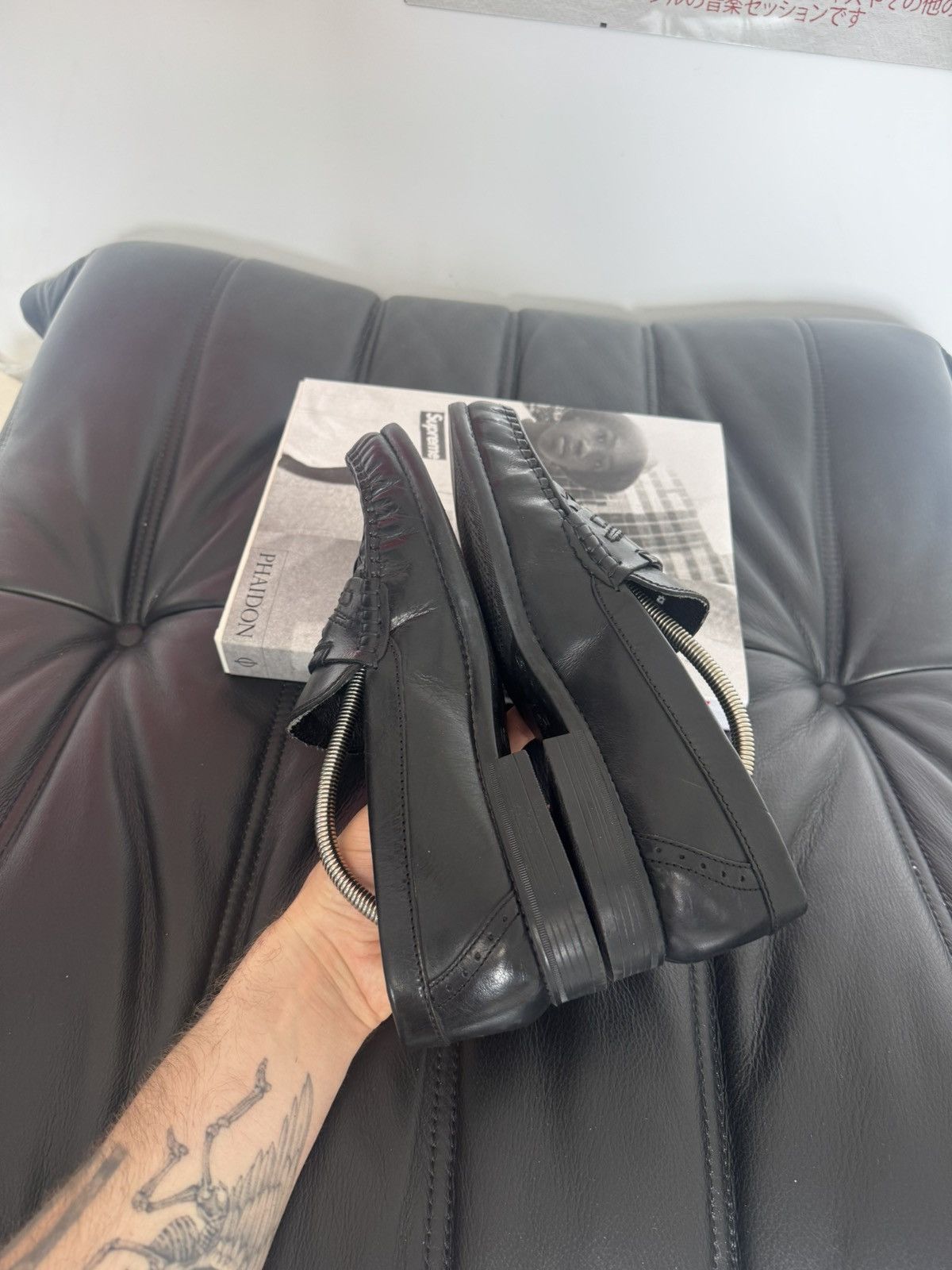 Vintage Black High Quality Leather Loafers Vintage Y2k Italy Hype Size US 10.5 / EU 43-44 - 5 Thumbnail