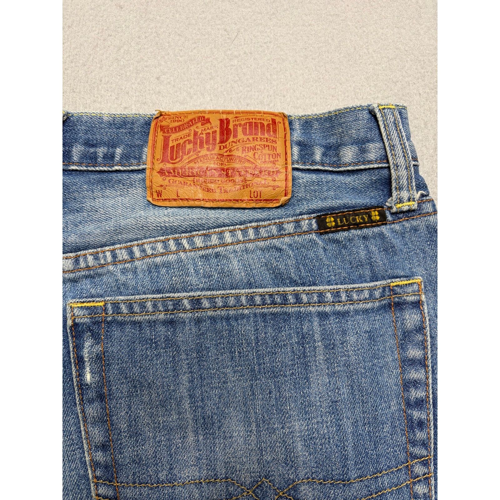 Lucky Brand Lucky Brand Sweet N Low Men’s Wide Leg Jeans Size 36 Y2K Size US 36 / EU 52 - 9 Thumbnail