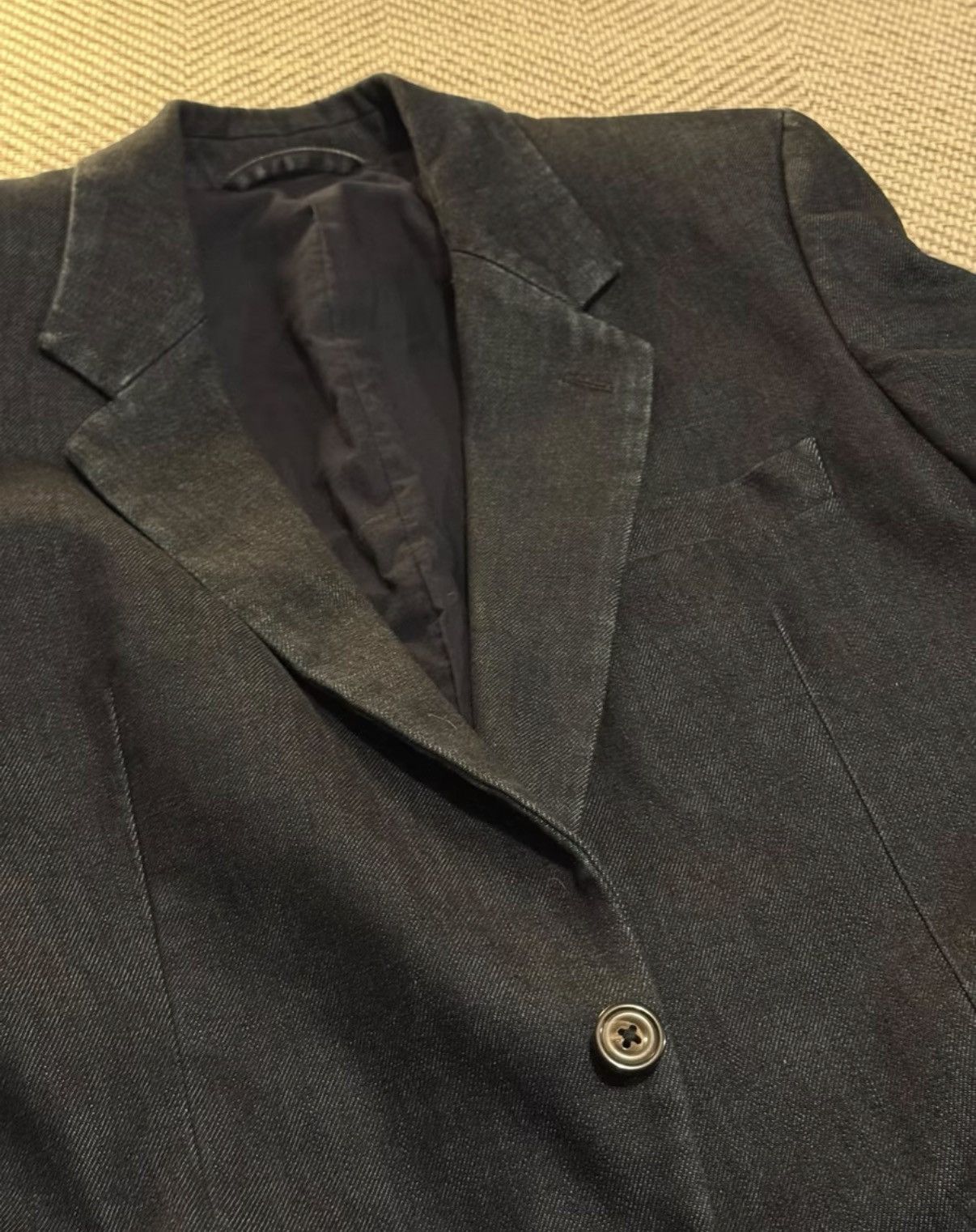 Maison Margiela Madison Martin Margiela Indigo-Dyed Denim Blazer K24 Size US XL / EU 56 / 4 - 9 Thumbnail