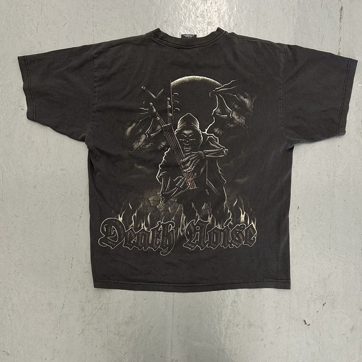 Vintage Grim Reaper Guitar Death Noise Metal Music Band Tee Size US M / EU 48-50 / 2 - 1 Thumbnail