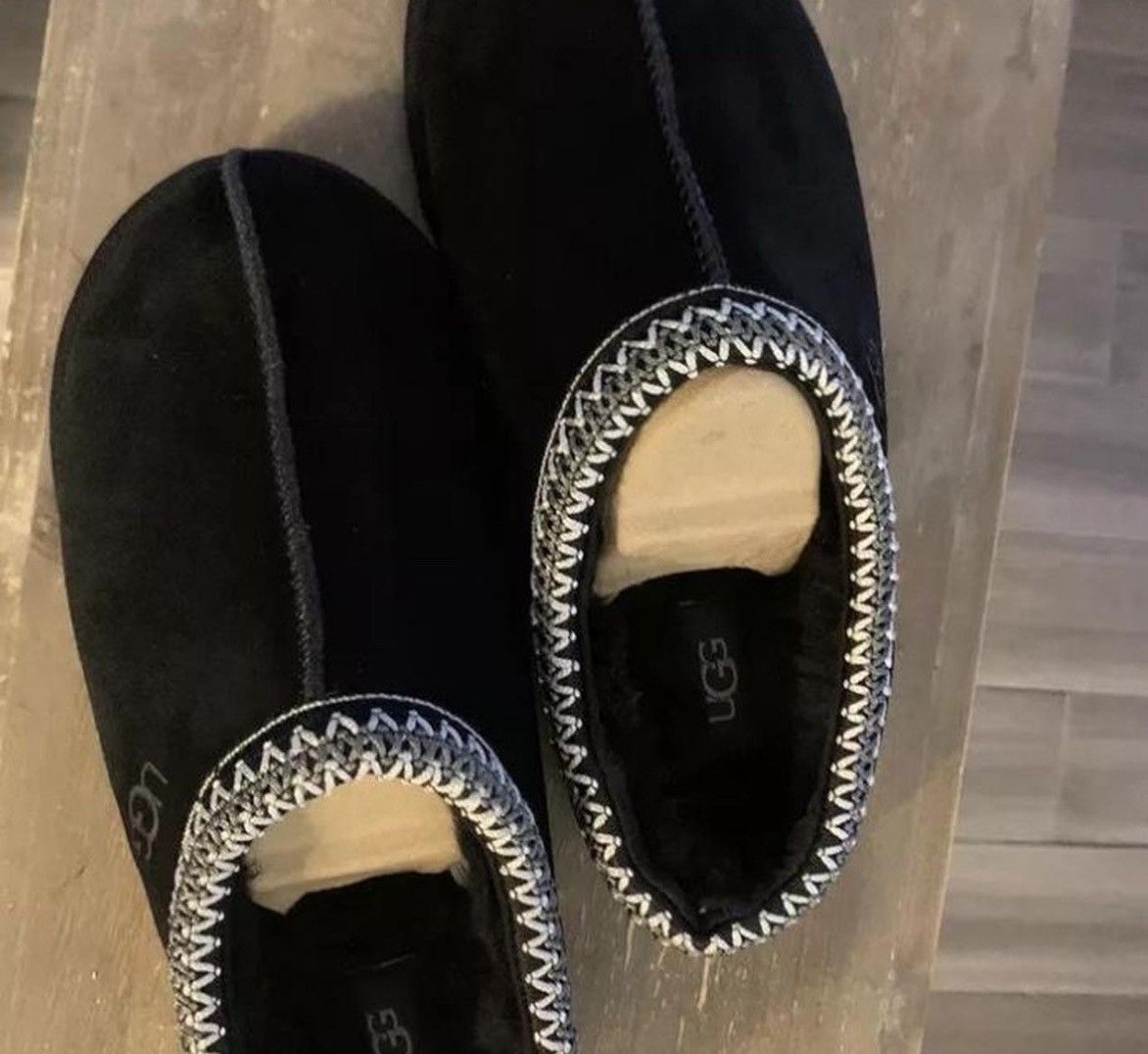 Ugg Ugg Black Tasman Suede Size US 10.5 / IT 40.5 - 2 Thumbnail