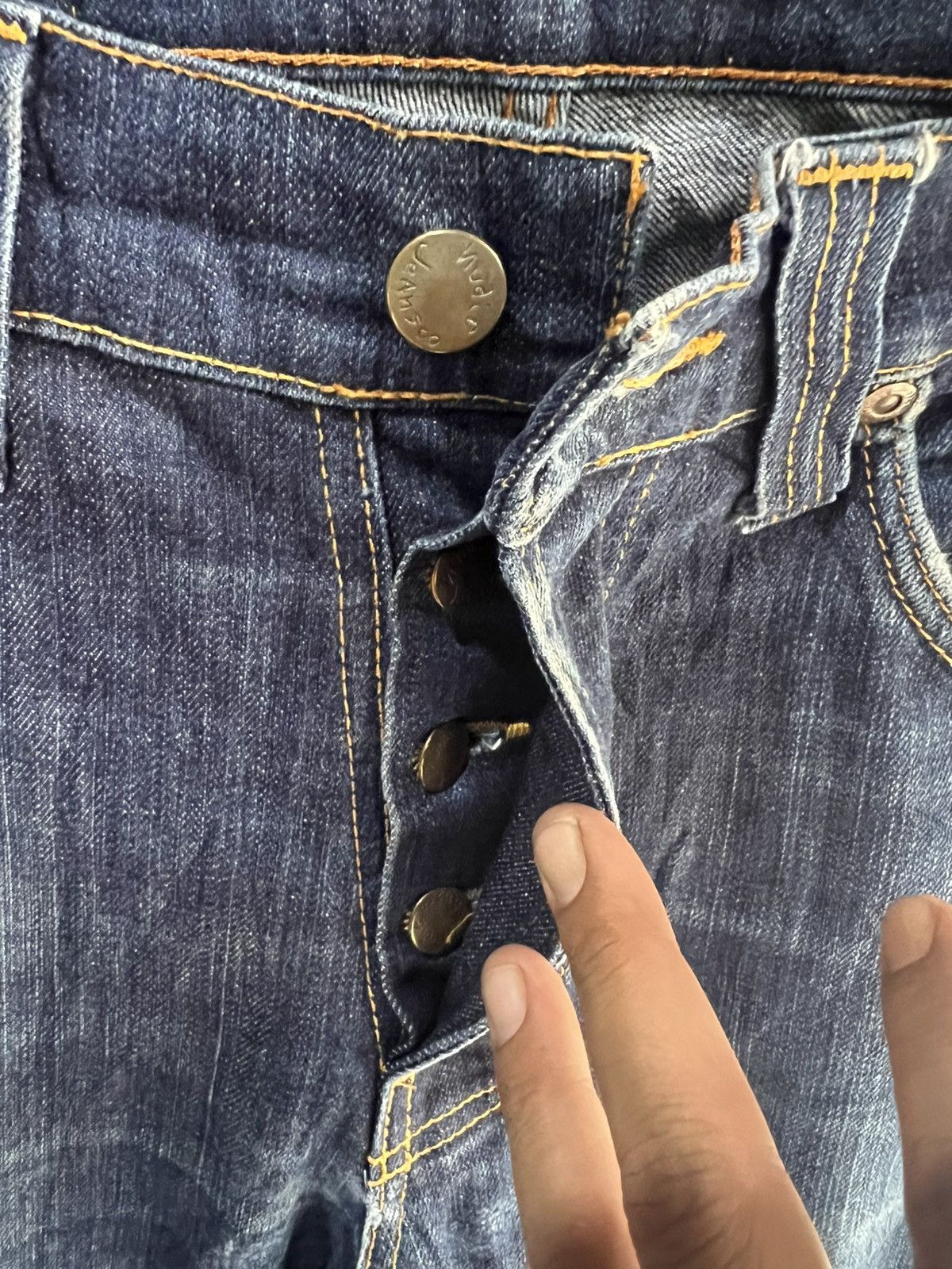 Nudie Jeans 🔥Nudie Jeans Made in Italy Distressed Denim Size US 30 / EU 46 - 10 Thumbnail