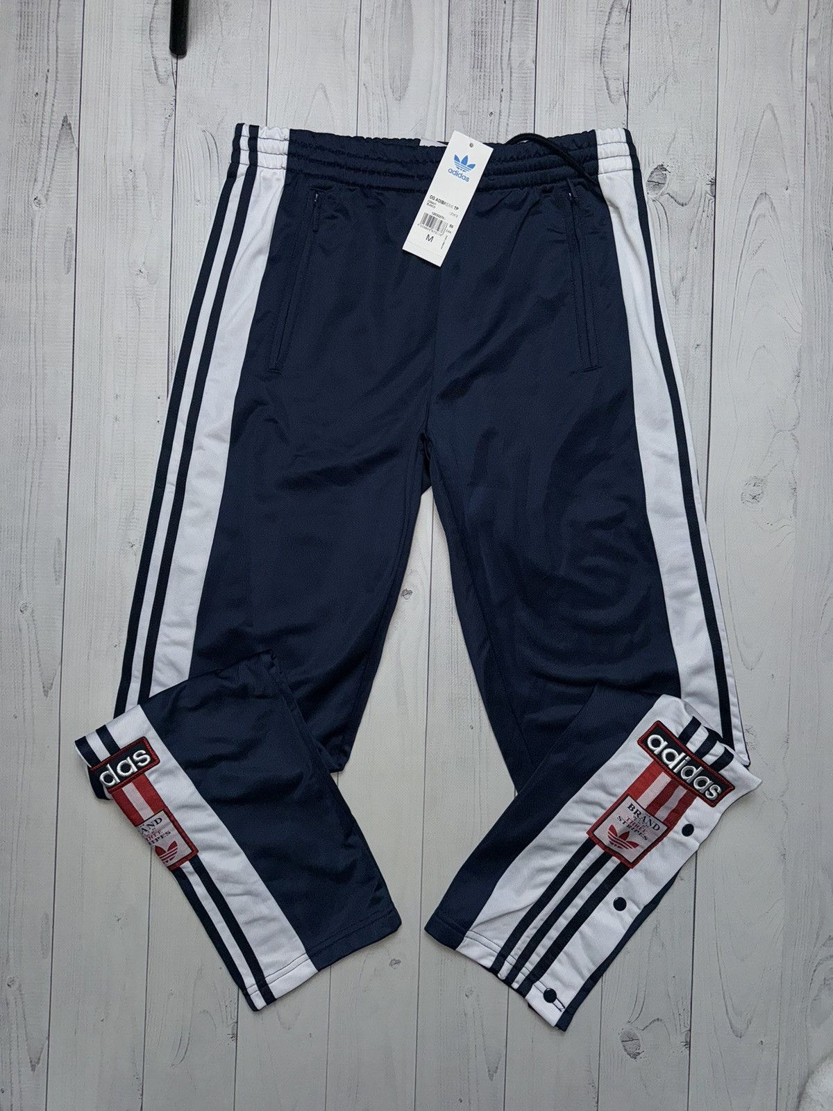 Vintage Vintage Adibreak pants rare navy size S/M Size US 32 / EU 48 - 13 Thumbnail