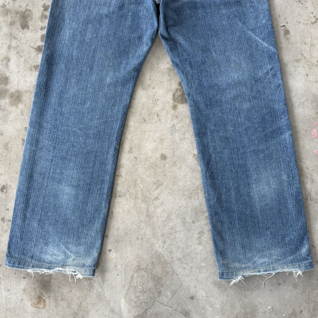 Edwin Vintage Edwin Faded Blue Denim Jean Pants W35 Size US 35 - 11 Thumbnail