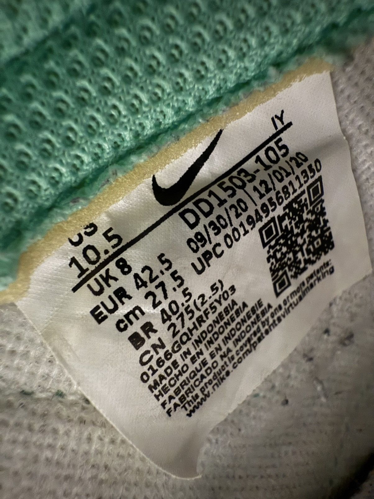 Nike Nike Sb Dunk Green Glow Size US 9 / EU 42 - 5 Thumbnail