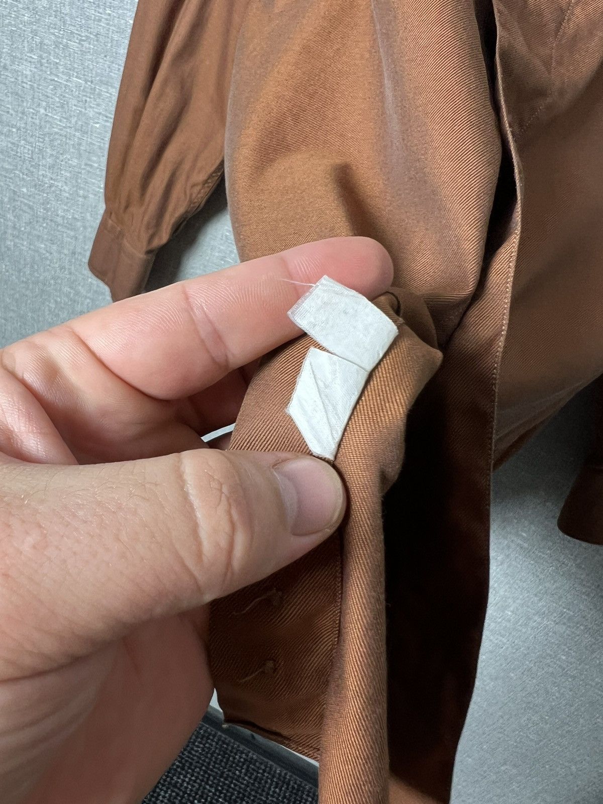 Dolce & Gabbana Dolce & Gabbana Button Up Long Sleeve Shirt Brown Size M Size US M / EU 48-50 / 2 - 17 Thumbnail