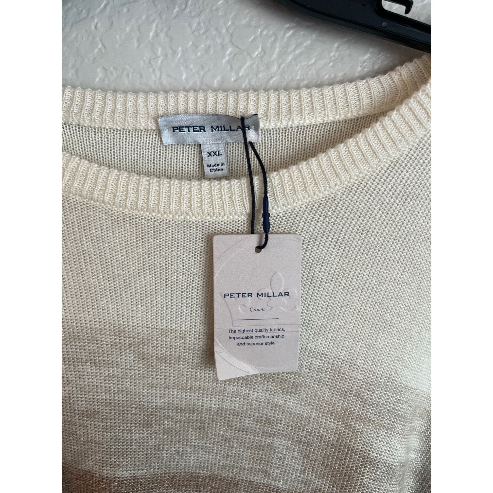 Peter Millar Peter Millar Dégradé Stripe Wool & Linen Crewneck Sweater Me Size US XXL / EU 58 / 5 - 3 Thumbnail