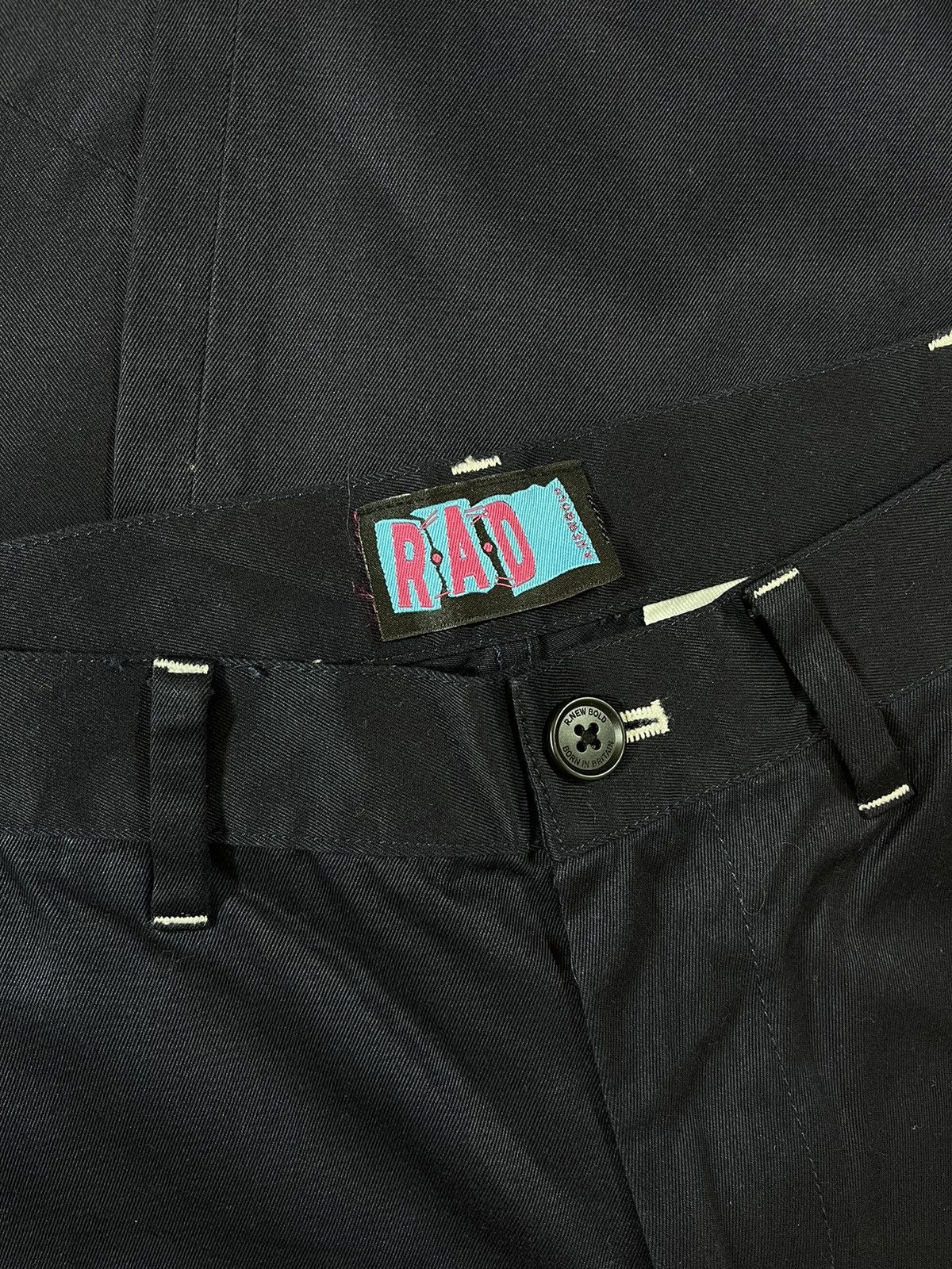R.Newbold RAD (R.Newbold) Navy Work Trousers – Regular Straight Fit Size US 31 - 10 Thumbnail