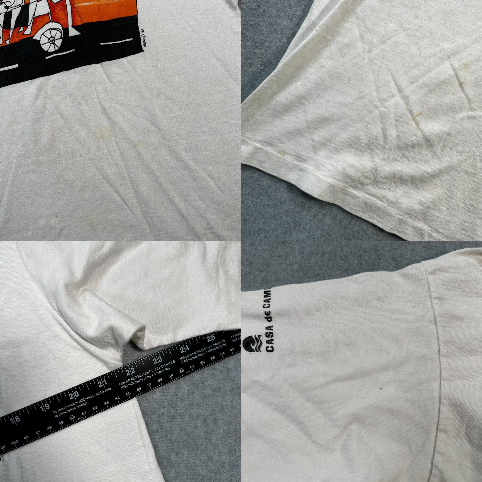 Mango Mango T-Shirt White Men's XL Short Sleeve Crew Neck Pullover Size US XL / EU 56 / 4 - 8 Thumbnail