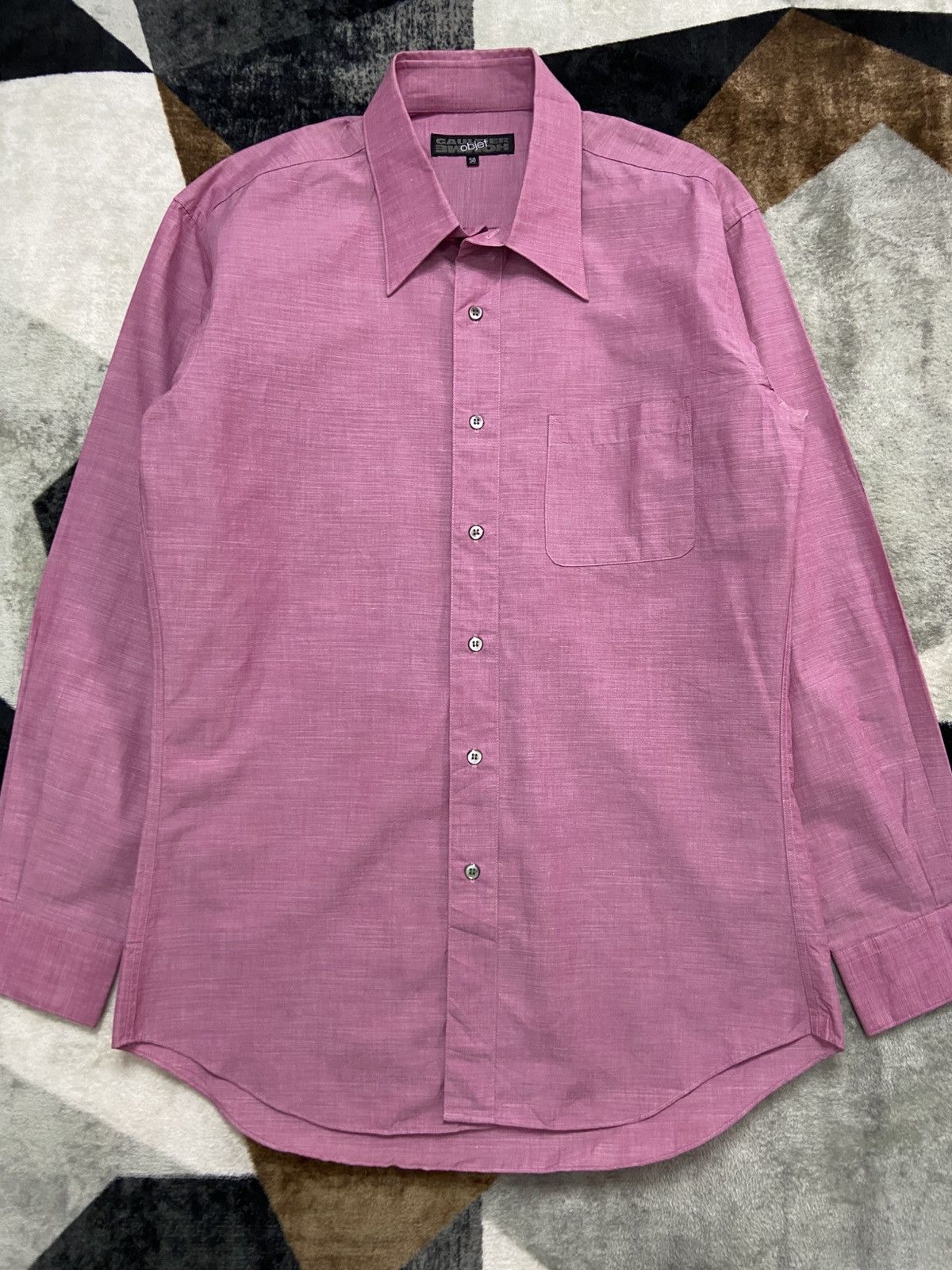 Jean Paul Gaultier Vintage 90s Jean Paul Gaultier Objet Era Cupra Shirts Size US XL / EU 56 / 4 - 4 Thumbnail