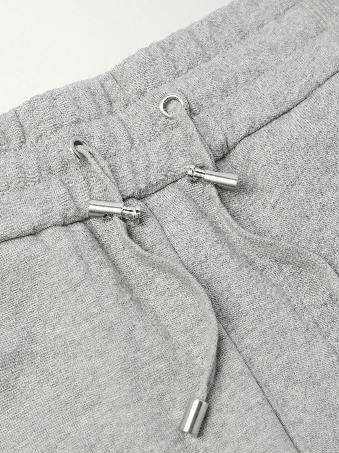 Balmain o1s1wg110925 Logo Print Cotton Jersey Sweatpants in Grey Size US 34 / EU 50 - 4 Thumbnail