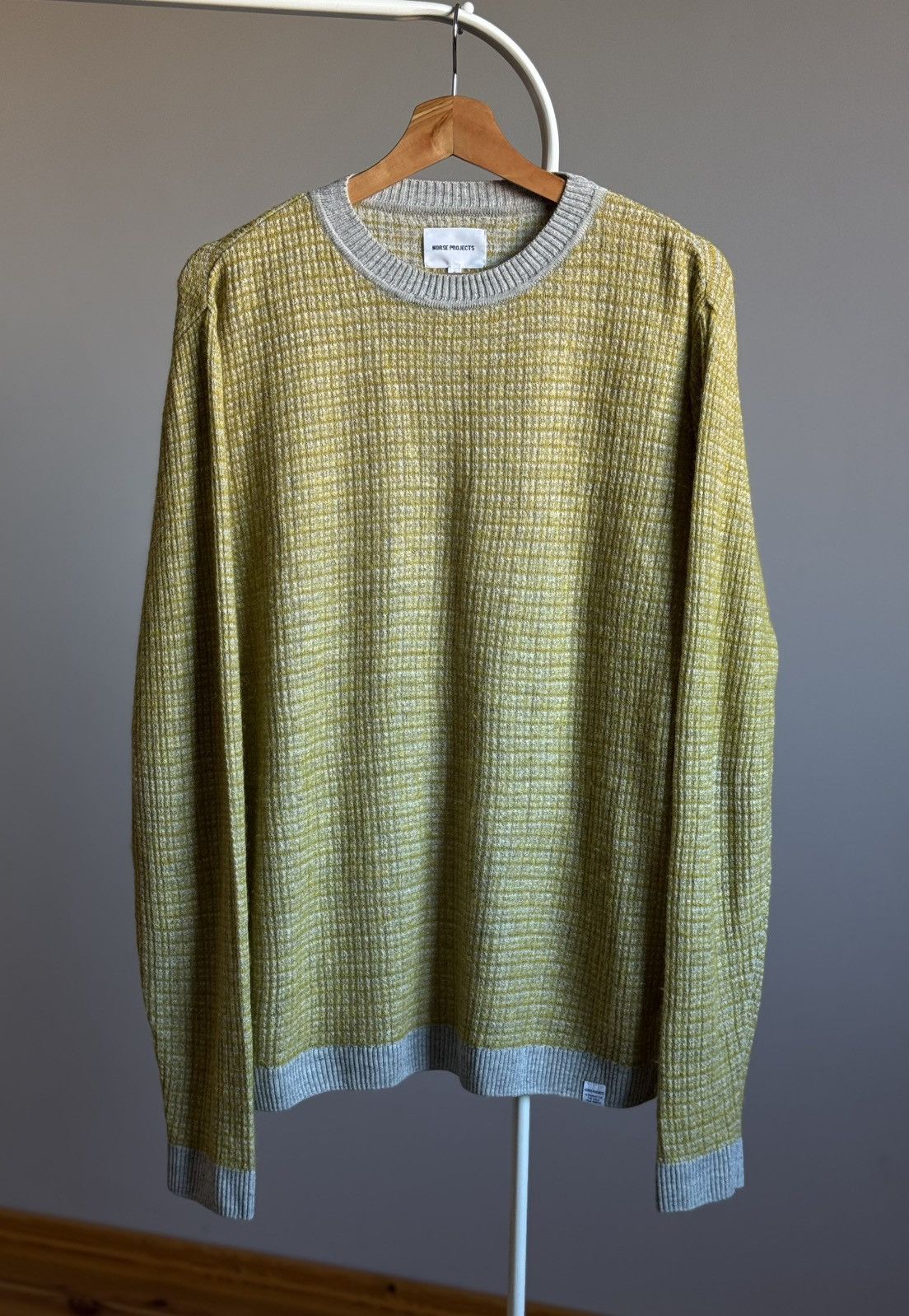 Norse Projects Norse Projects Arild Linen Structur Baby Alpaca Wool Sweater Size US L / EU 52-54 / 3 - 1 Thumbnail