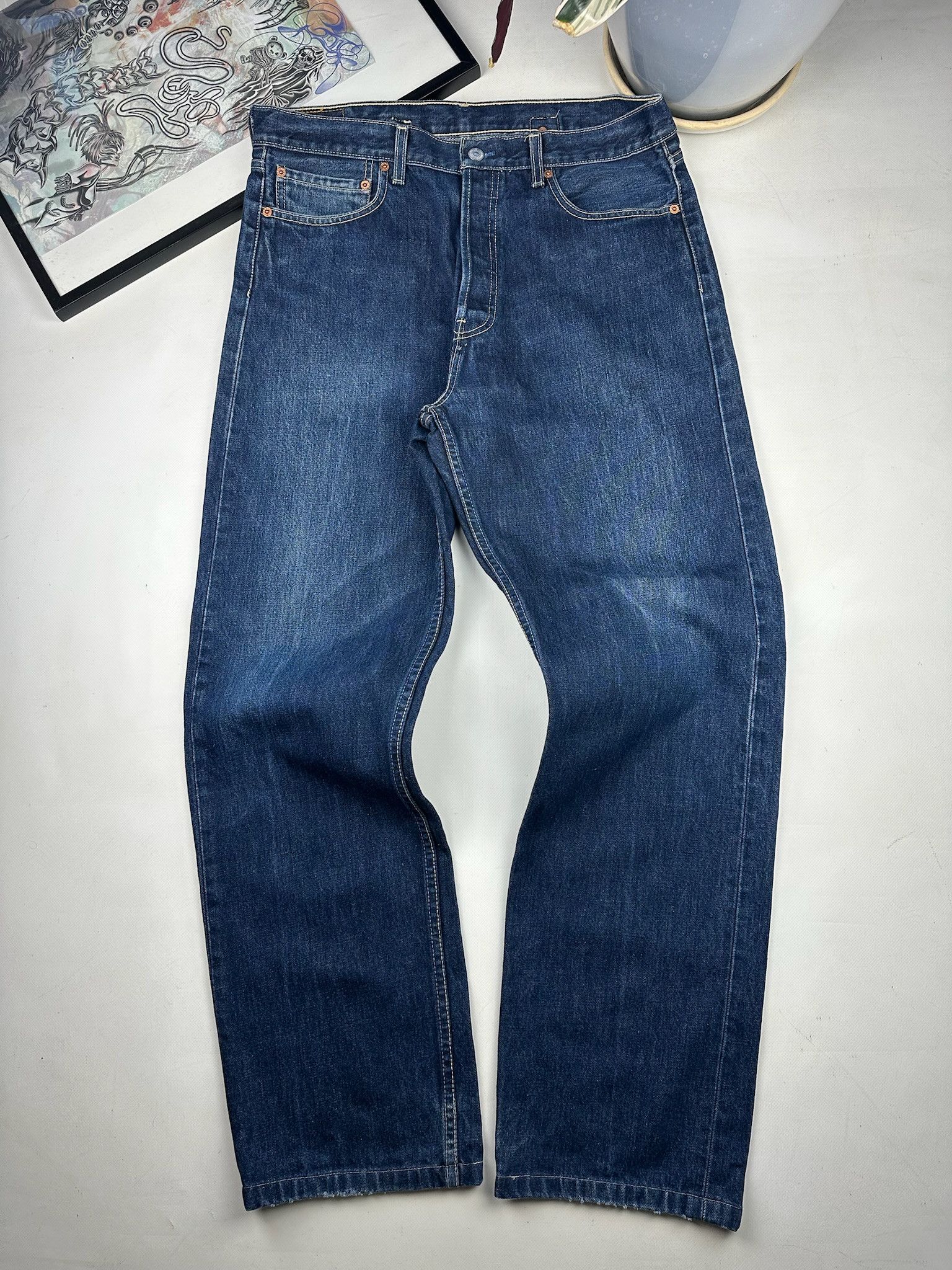 Levi's LEVI'S ENGINEERED JEANS style 561 buckle back VINTAGE DENIM Size US 36 / EU 52 - 2 Thumbnail