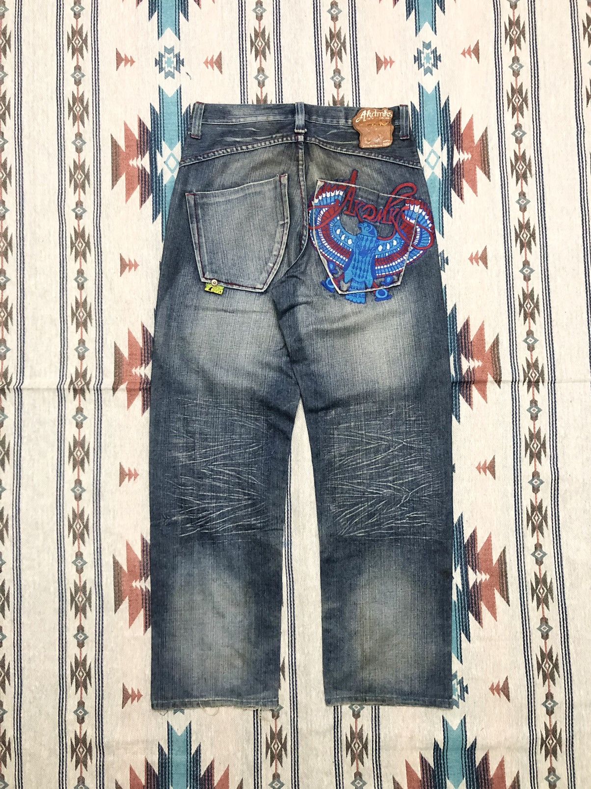 Akademiks WASHED BLUE AKADEMIKS JEANS Size US 32 / EU 48 - 2 Thumbnail