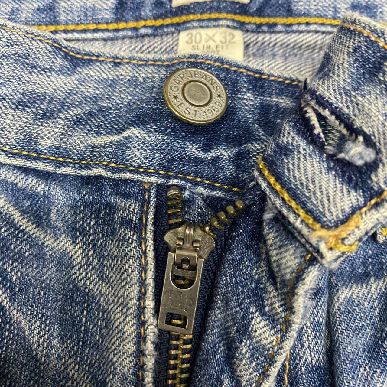 If Six Was Nine Flare Vintage The Gap Distressed Denim Size US 31 - 13 Thumbnail