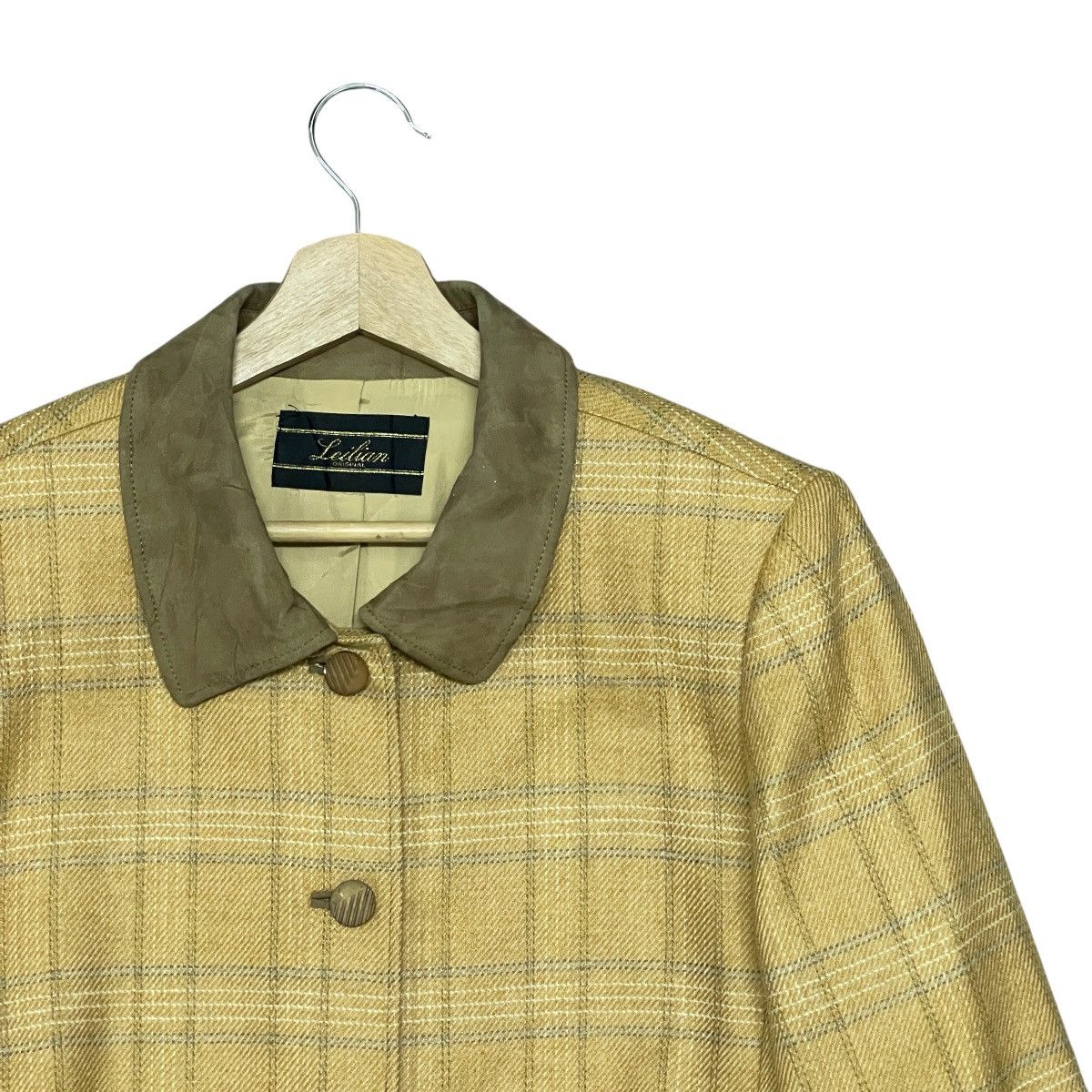 Loro Piana Vintage Leilian X Loro Piana Wool Cashmere Plaid Jacket Size XL / US 12-14 / IT 48-50 - 2 Thumbnail