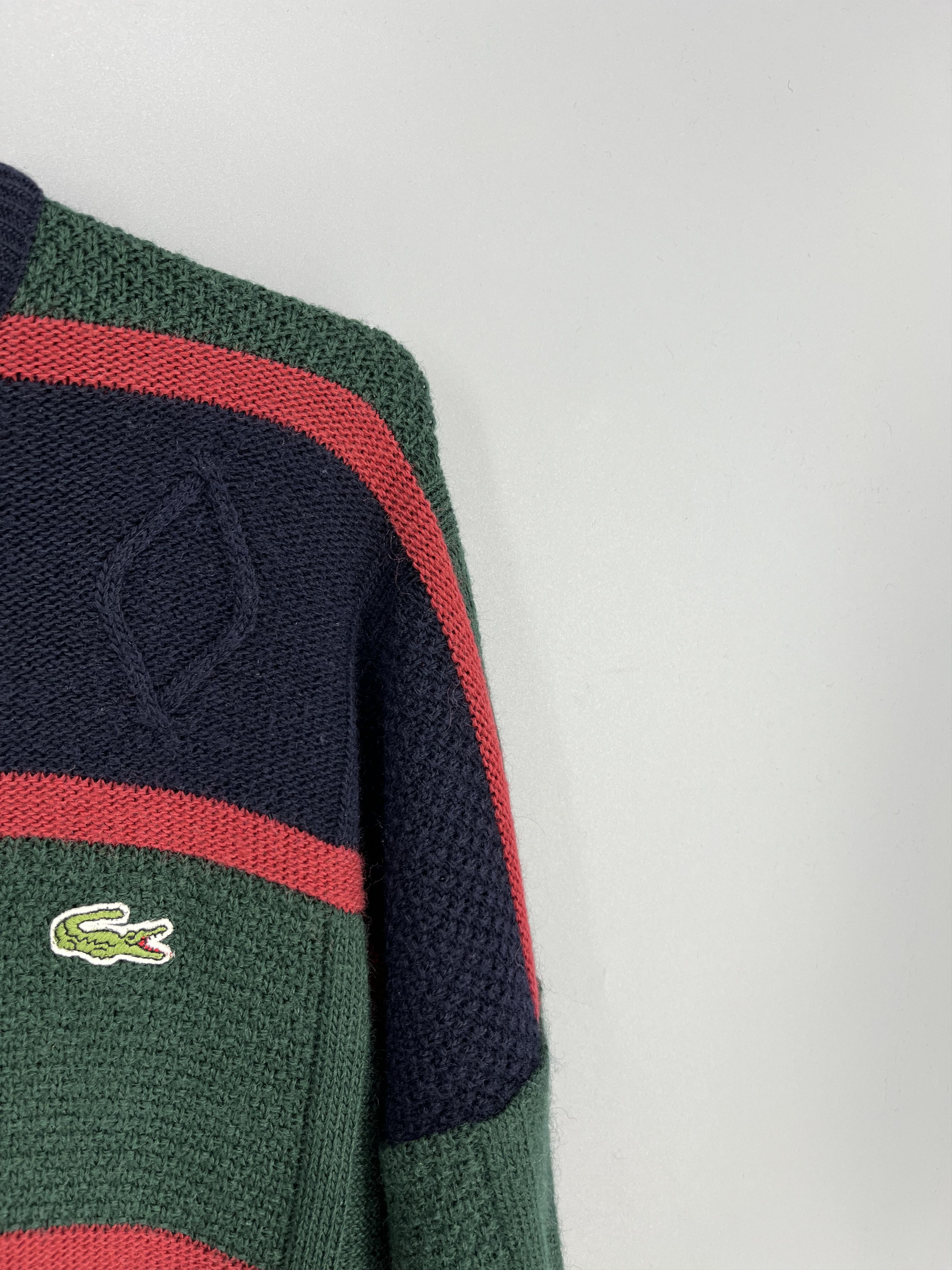 Lacoste Vintage 90S Chemise Lacoste Knitted Sweatshirt Size US M / EU 48-50 / 2 - 6 Thumbnail