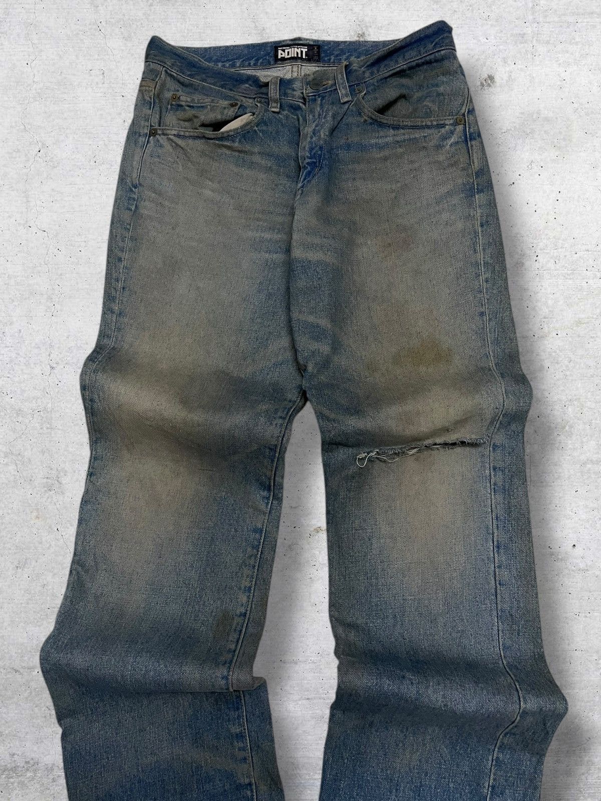 Hysteric Glamour RARE VINTAGE POINT OPERATION JAPAN DESIGNER MUDWASH STYLE Size US 29 - 4 Thumbnail