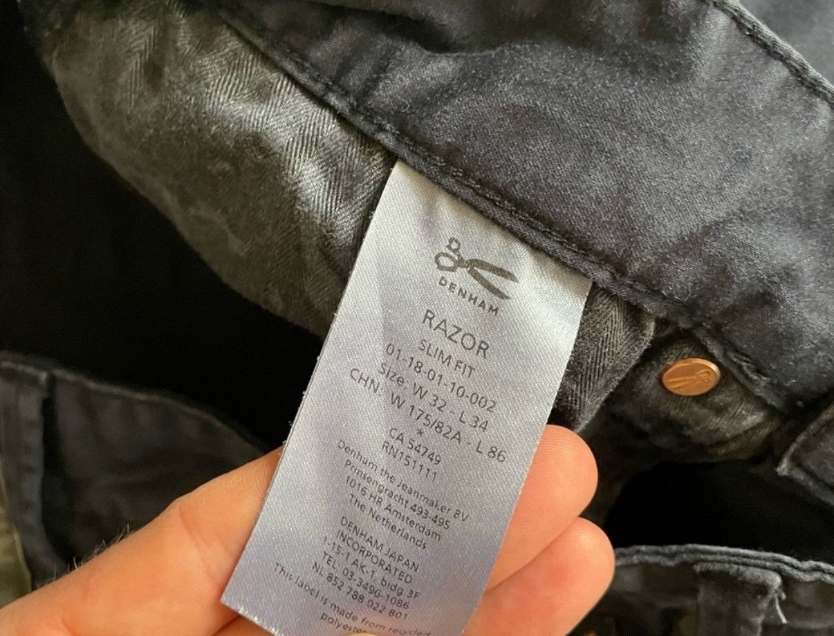 DENHAM Men’s Denham Razor Slim Fit Chino Pants - Navy 32x32 Size US 32 / EU 48 - 6 Thumbnail