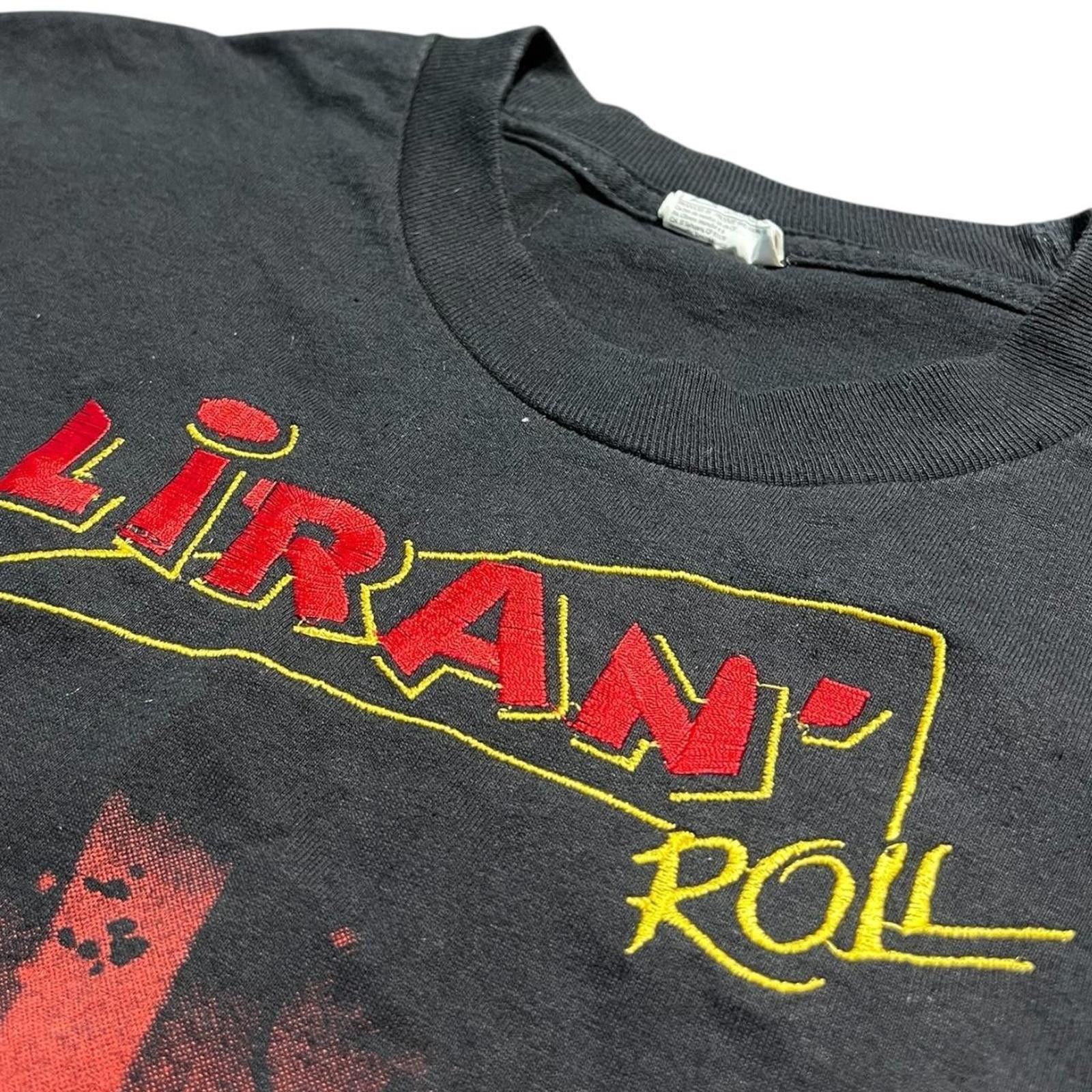 Other Vintage Liran’ Roll Skull Guitar Double Sided T-shirt Size US L / EU 52-54 / 3 - 3 Thumbnail