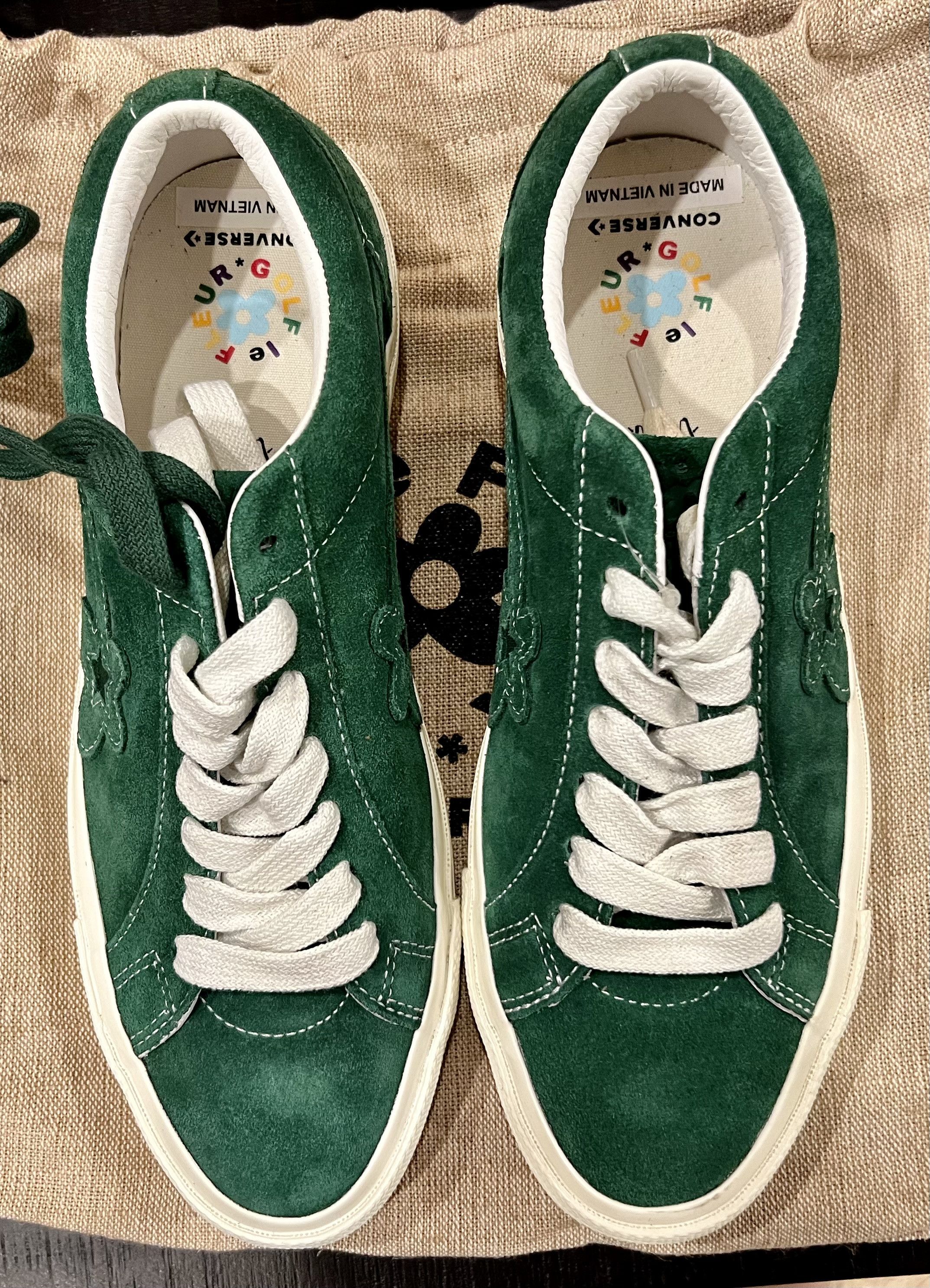 Converse × Golf Wang × Golf le Fleur Golf Le Fleur X Converse One Star Ox - Green 8.5 Deadstock Size US 8.5 / EU 41-42 - 4 Thumbnail