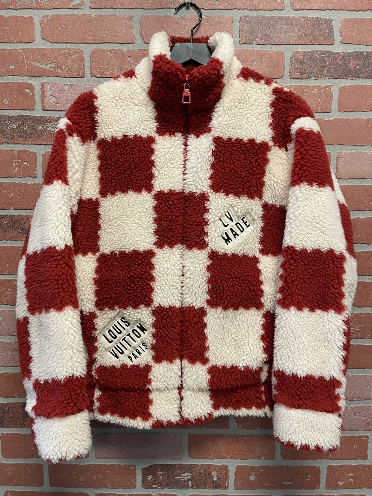 Louis Vuitton Size S - Louis Vuitton x Nigo Jacquard Damier Fleece Blouson Size US S / EU 44-46 / 1 - 1 Thumbnail