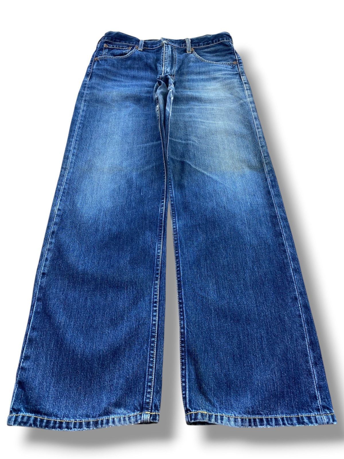 Levi's Levi’s Blue Wash Style Straight Leg Jeans Size US 33 - 1 Thumbnail