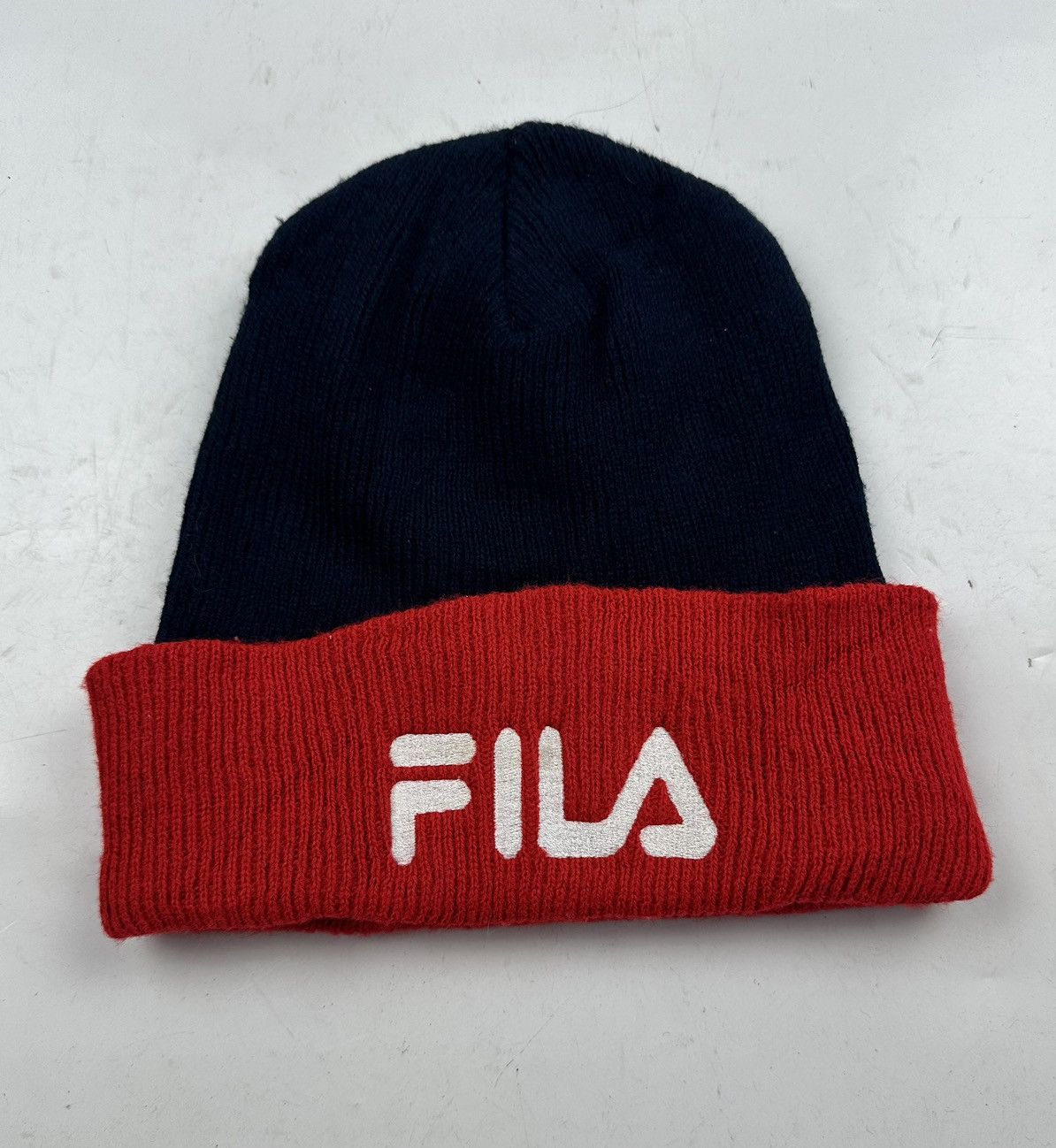 Fila × Vintage vintage made in usa fila beanie hat tc28 Size ONE SIZE - 2 Thumbnail