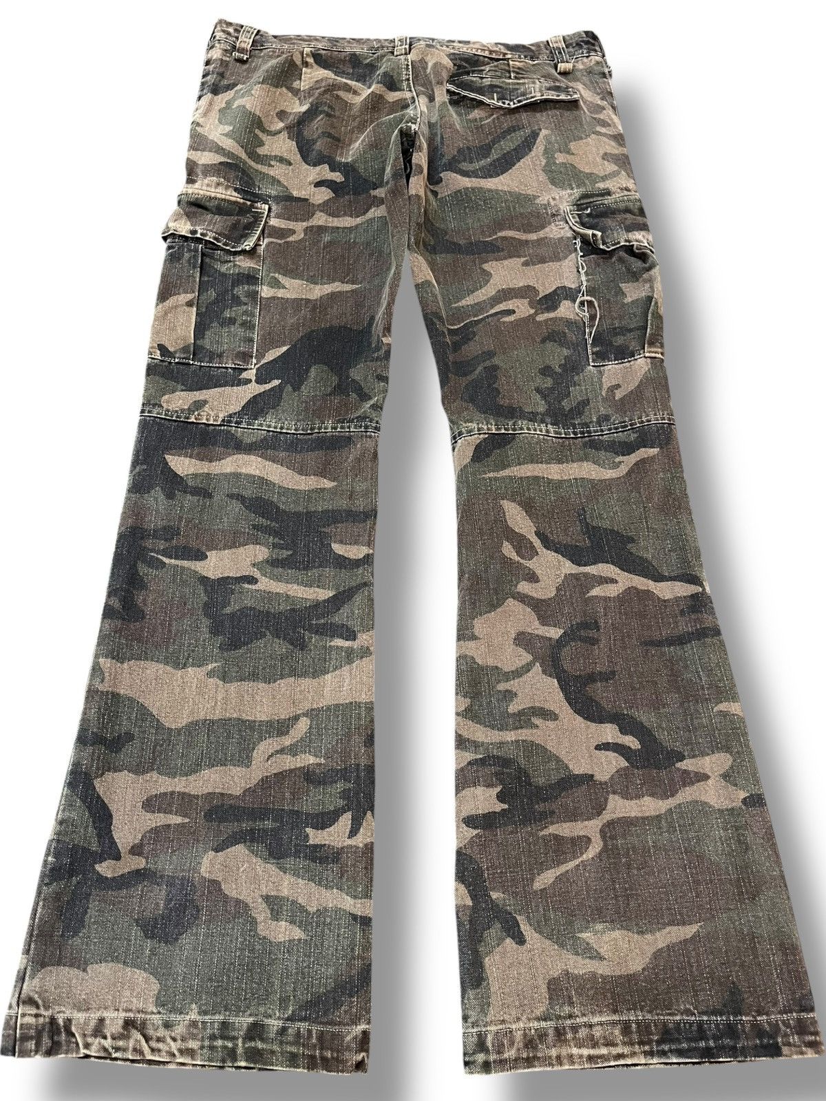 Hysteric Glamour Vintage Eden Mellow Flare Camo Military Cargo Denim Size US 34 / EU 50 - 7 Thumbnail