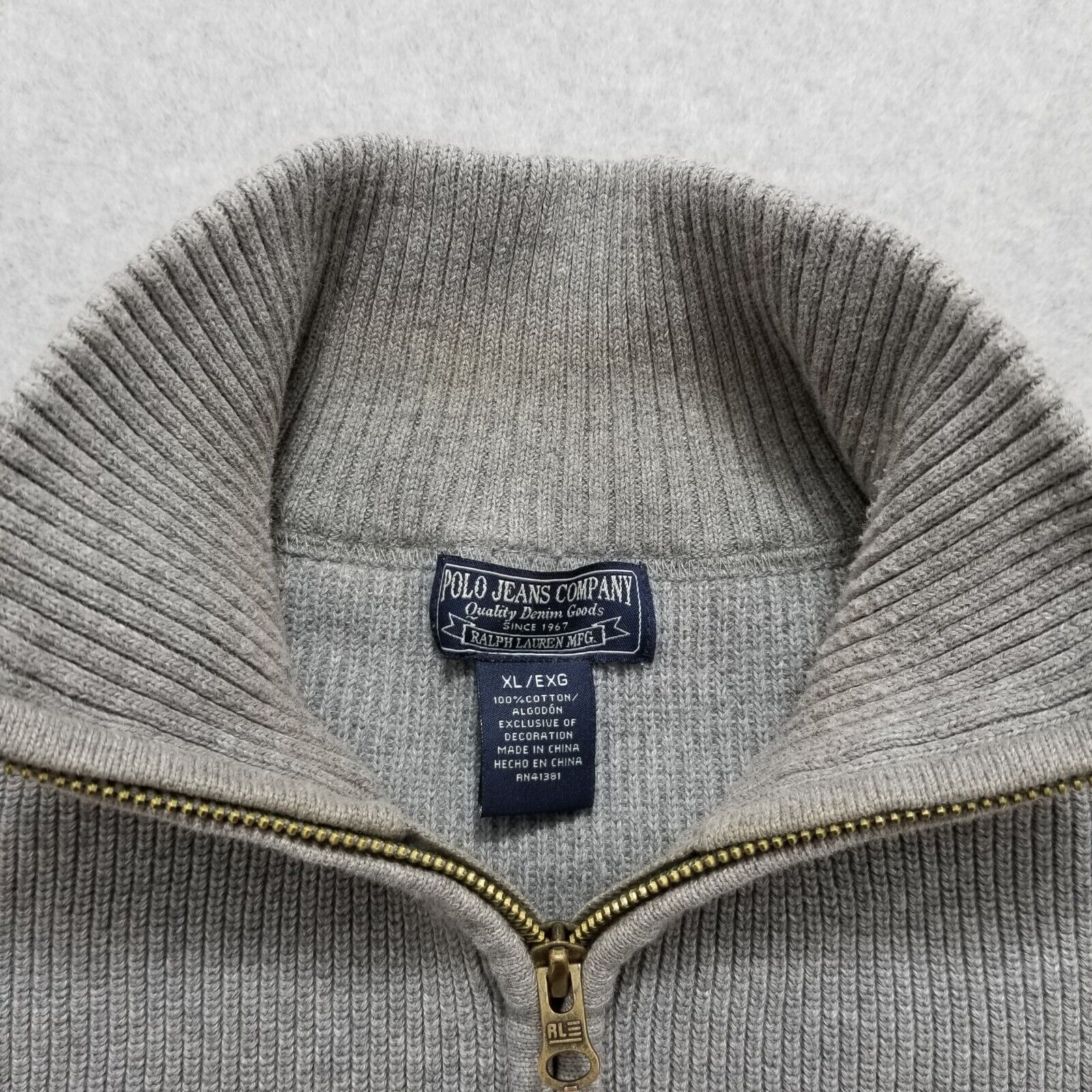 Polo Ralph Lauren Ralph Lauren Sweater Mens XL Pullover Zip Mock Neck Size US XL / EU 56 / 4 - 3 Thumbnail