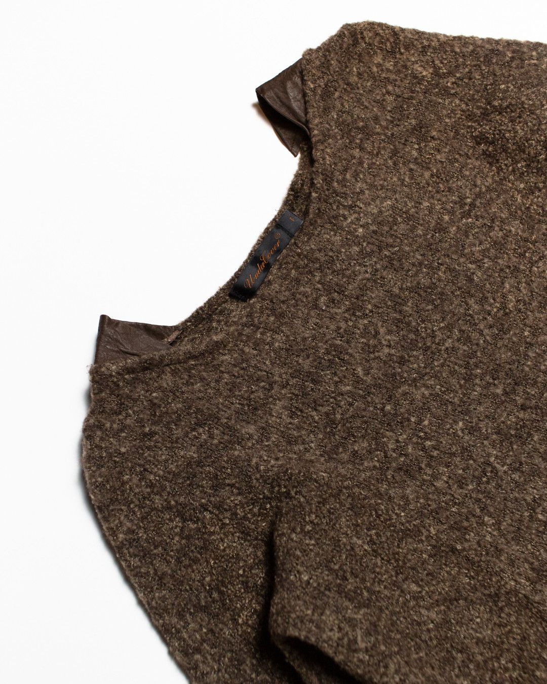 Undercover AW06 LEATHER TRIM KNIT Size US S / EU 44-46 / 1 - 1 Thumbnail