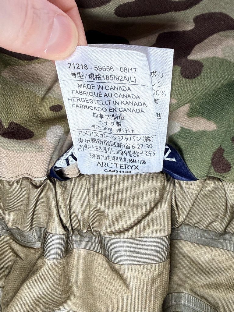 Arc'teryx ARCTERYX LEAF Alpha Gen 2 Multicam Gore Tex Pro Bib Pant Size US 36 / EU 52 - 17 Thumbnail
