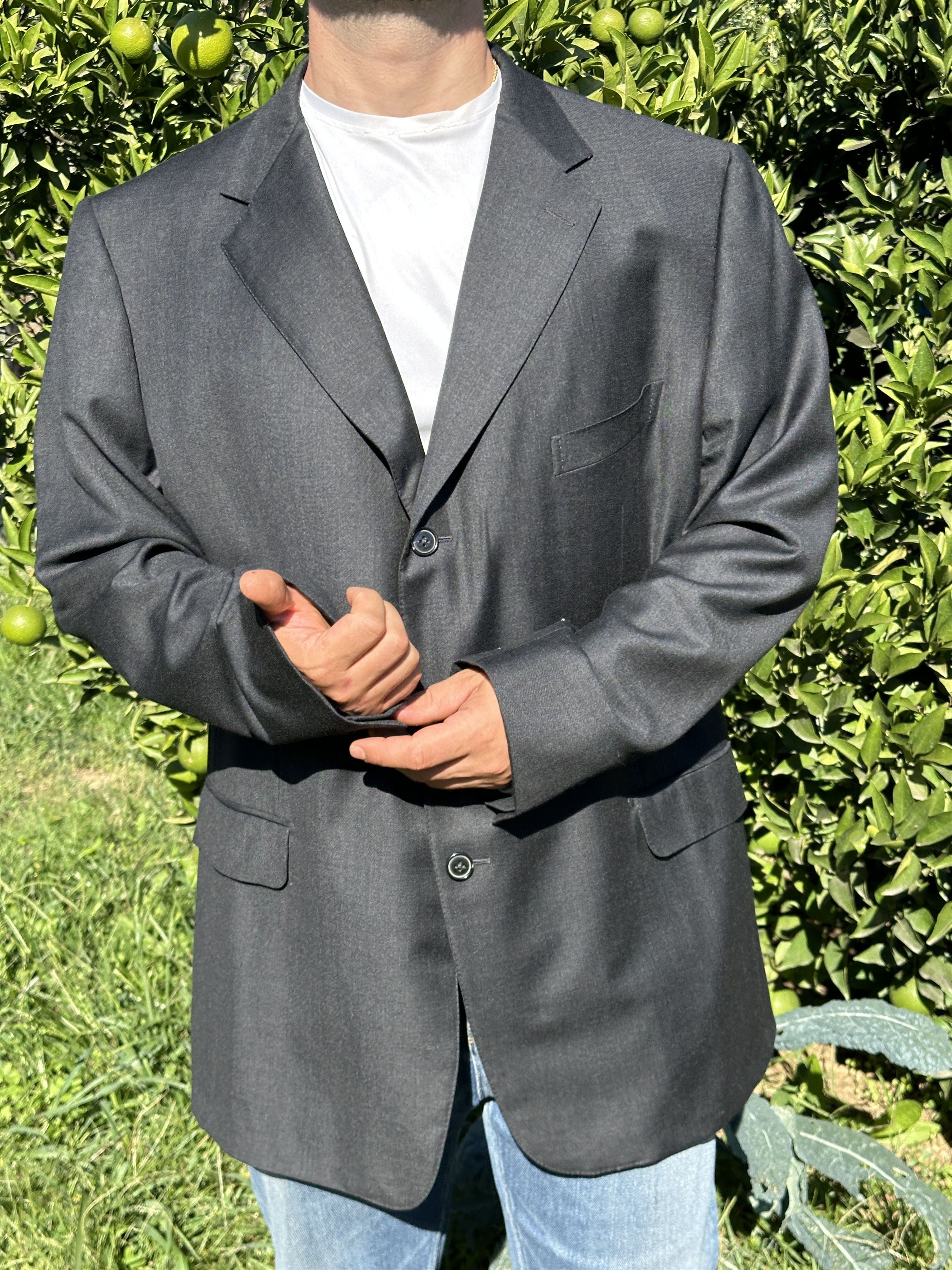 Ermenegildo Zegna Ermenegildo Zegna Su Misura Suit Costume Formal Size 62 R Size 54L - 4 Thumbnail