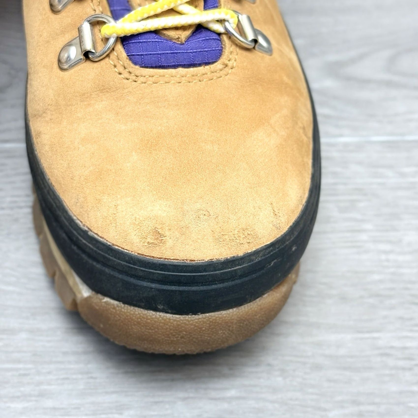 Timberland Timberland Euro Hiker Waterproof Boots Wheat Purple Yellow A2JUF Size 6.5M Size US 7 / IT 37 - 6 Thumbnail