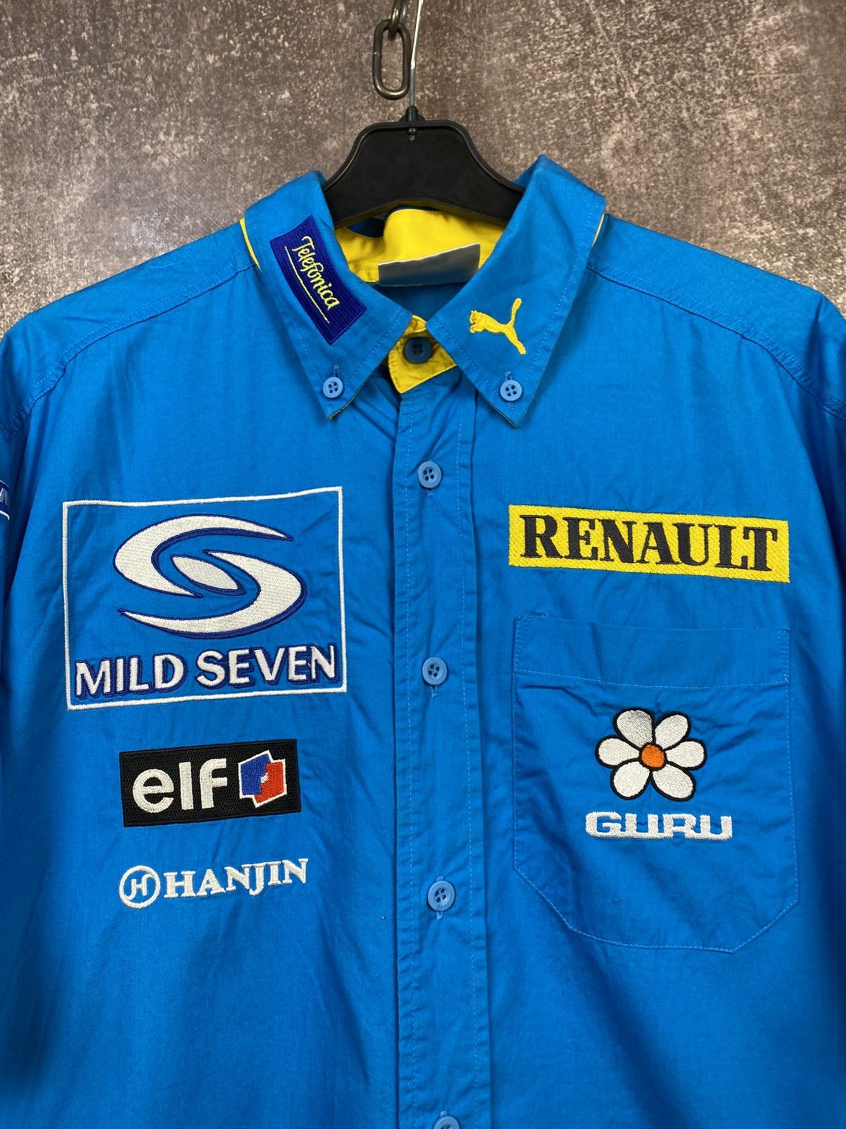 Puma Vintage Puma Renault Button Ups Shirt Racing Big Logo Y2K 90 Size US L / EU 52-54 / 3 - 4 Thumbnail