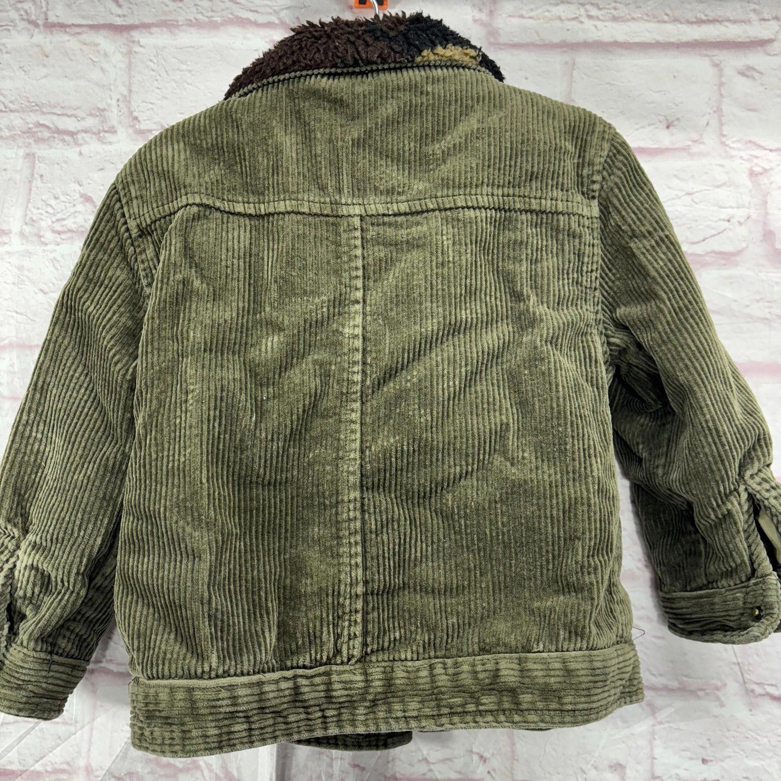 Other Art Class Olive Green Corduroy Boys 4T Jacket Size US XXS / EU 40 - 7 Thumbnail