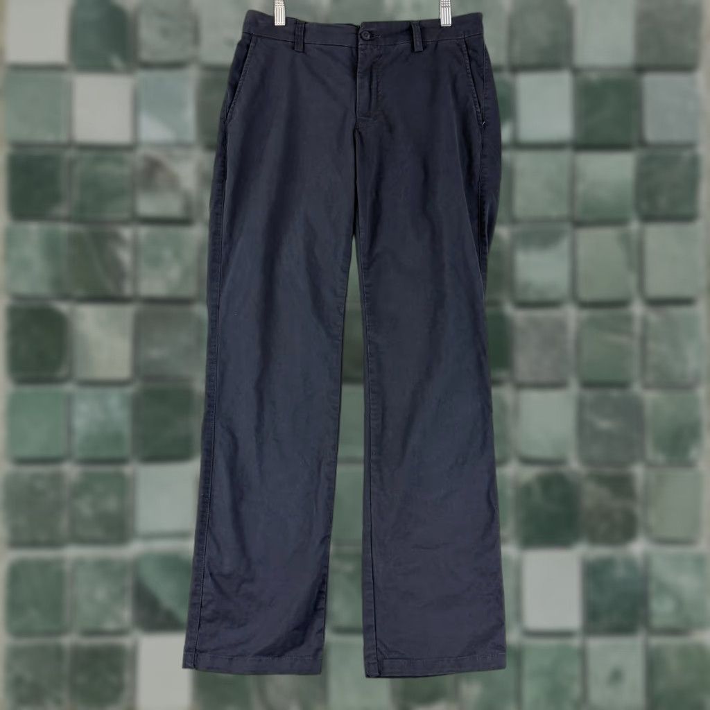Bloomingdale's Bloomingdale's Chino Pants Mens Size 30 Navy Blue Flat Front Straight Leg Regular 30 x 32 Cotton Spandex Pants Mens Blu Size US 30 / EU 46 - 1 Thumbnail