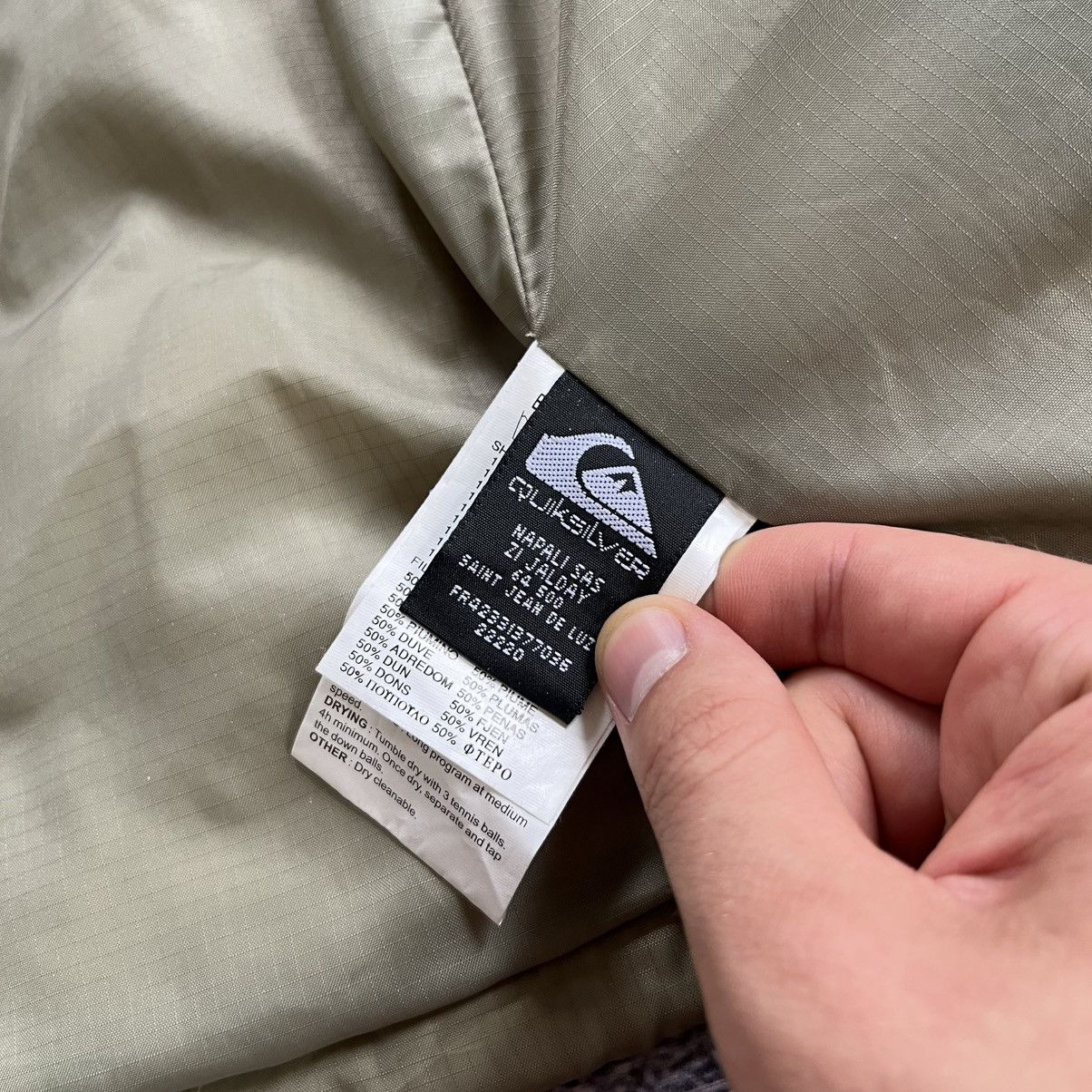 Quiksilver Quiksilver Men’s Down Vest Puffer Jacket Size M Size US M / EU 48-50 / 2 - 11 Thumbnail