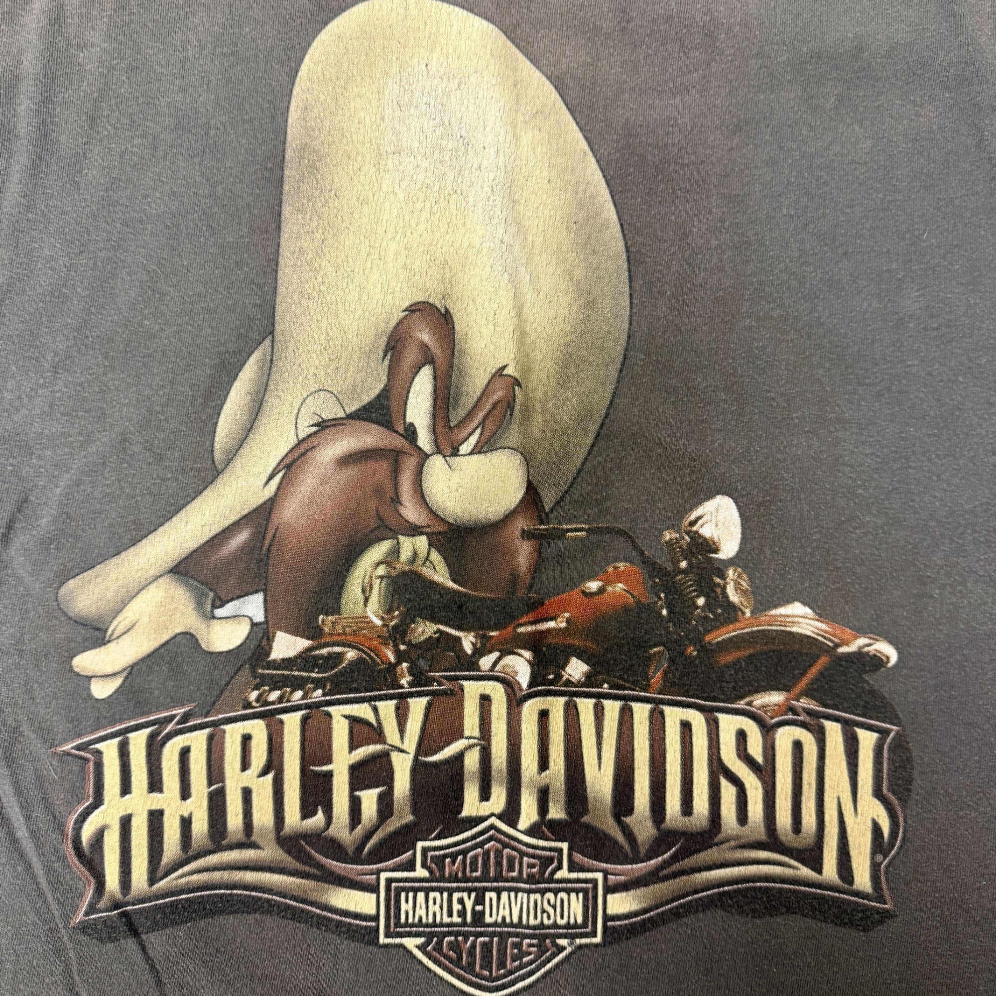Harley Davidson H-D Motorcycle LOONEY TUNES Frieze O'Fallon IL Yosemite Sam Size US S / EU 44-46 / 1 - 4 Thumbnail
