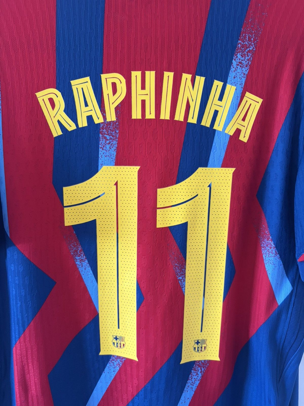 Barcelona nike 2025/2026 czwarta Raphinha ADV meczowa — zdjęcie 2
