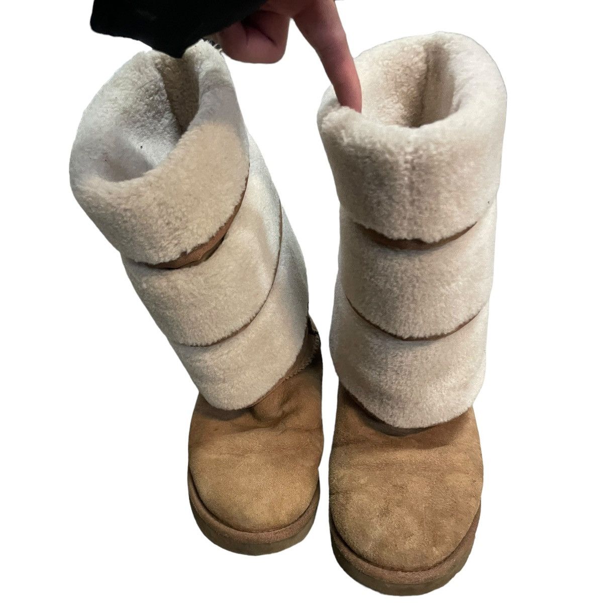 Y project x Ugg layered boots