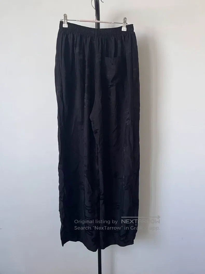 Balenciaga Balenciaga Letter Logo Printed Casual Pants Men's Black Size US 30 / EU 46 - 2 Thumbnail