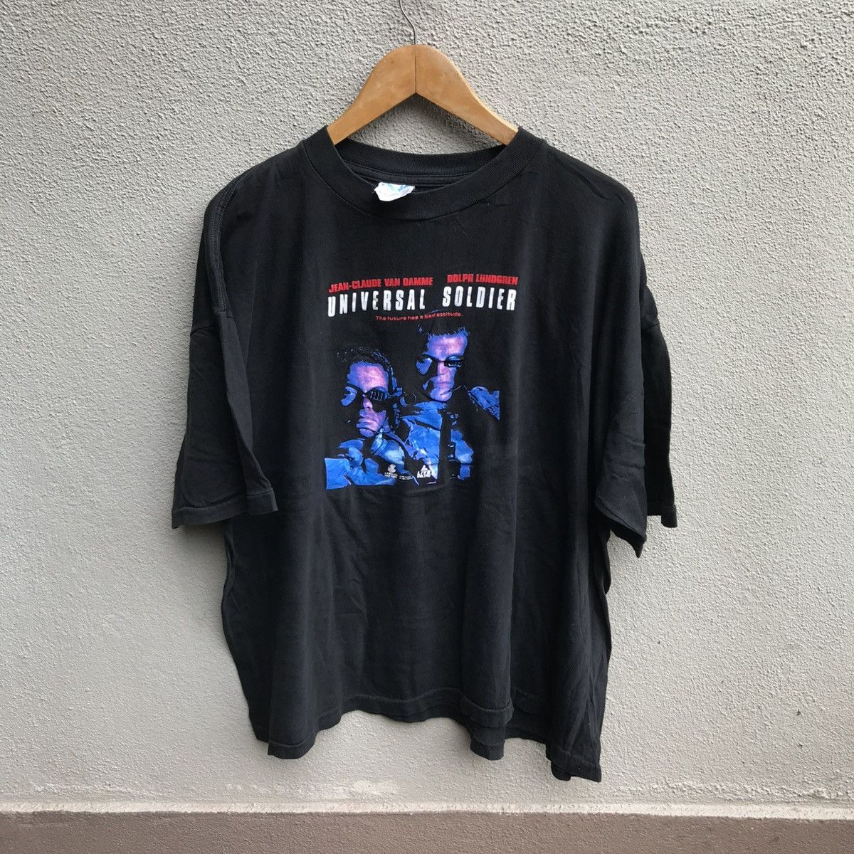 Other Vintage rare 90s UNIVERSAL SOLDIER movie tee boxy Size US XL / EU 56 / 4 - 1 Thumbnail