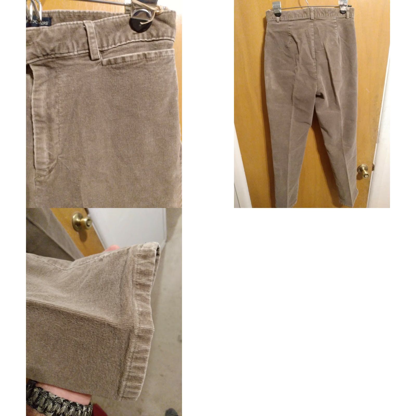 Dockers VINTAGE Dockers Pants stretch SZ. 6-28" X 29" BROWN CASUAL CORDUROY Size 28" / US 6 / IT 42 - 8 Thumbnail