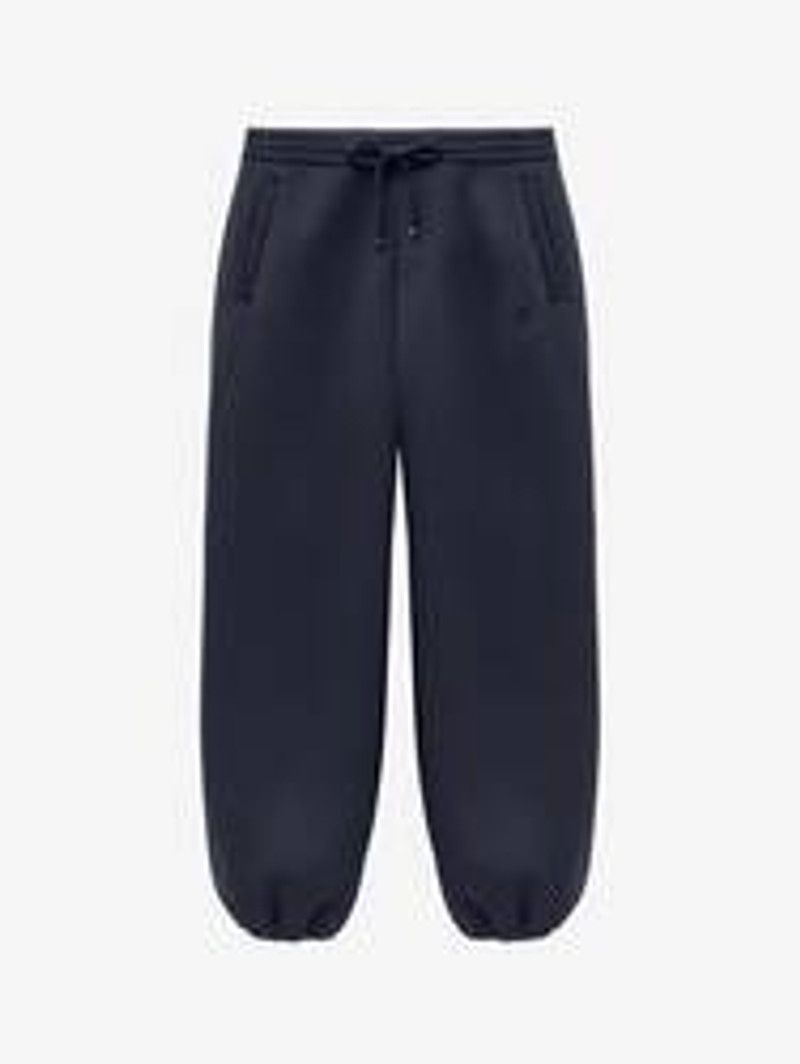 o1srvl11e0226 Embroidered Skull Joggers In Navy