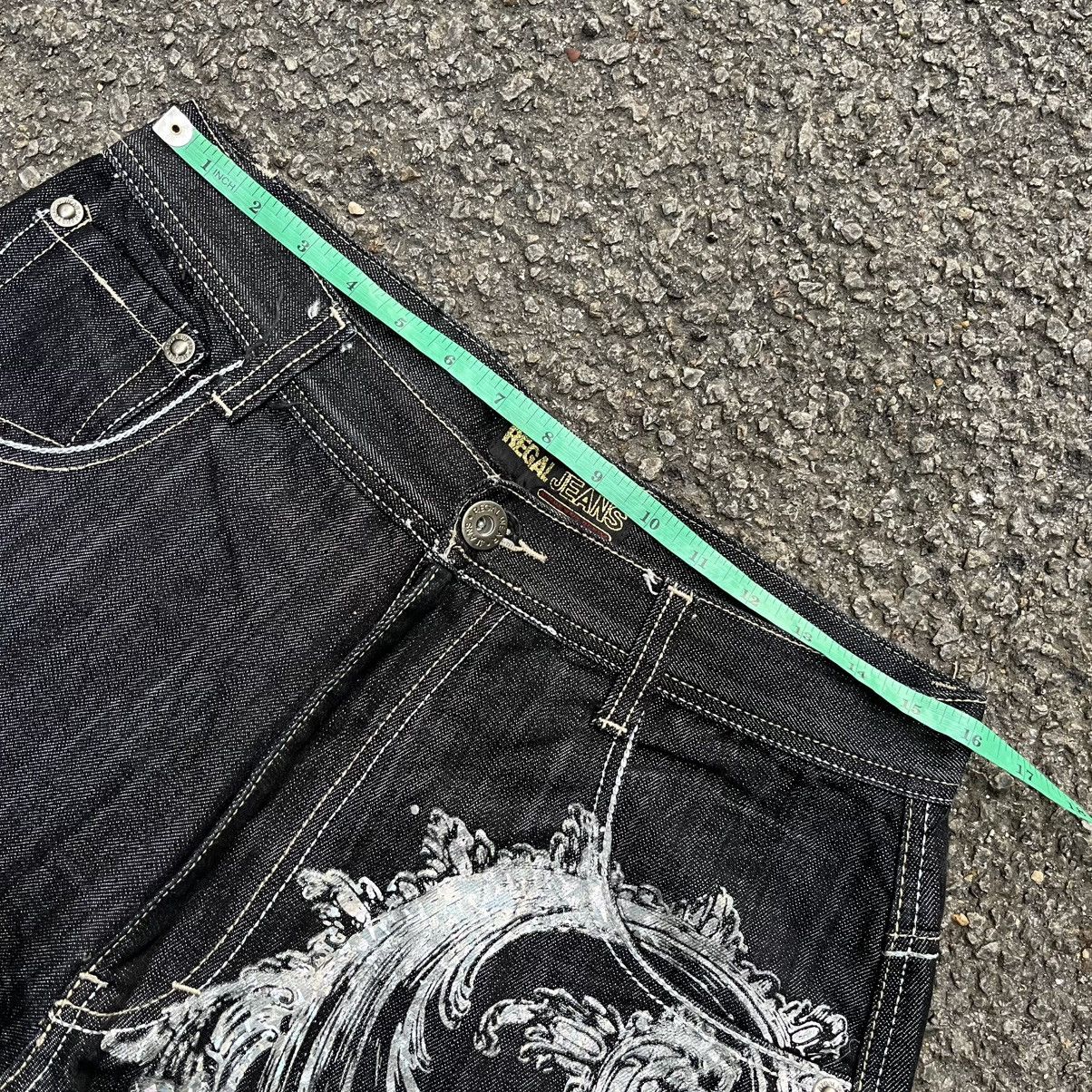 Coogi Crazy Y2K Regal Jeans Tribal Printed Denim Ed Hardy Pants Size US 32 / EU 48 - 7 Thumbnail